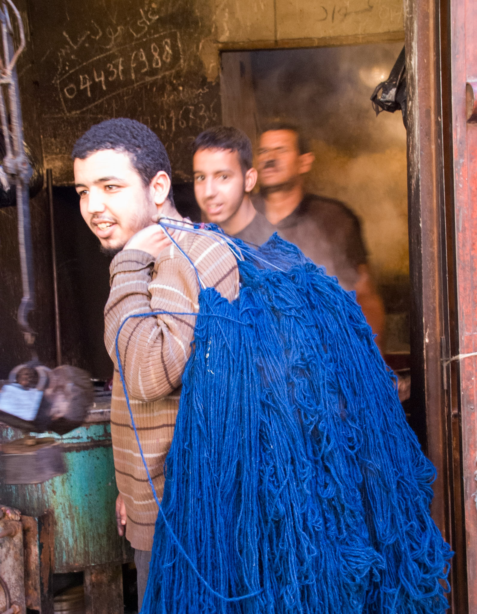 Marrakech Dye Market
