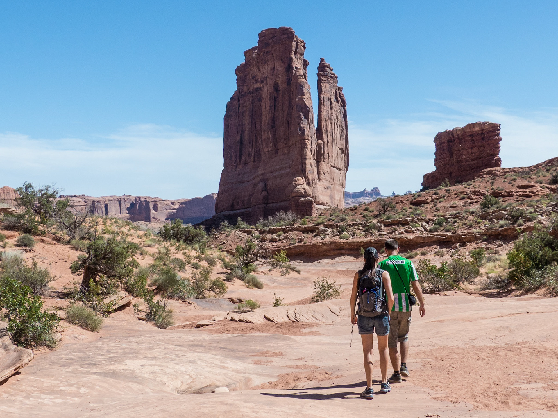 On the Park Avenue Trail - Arches NP