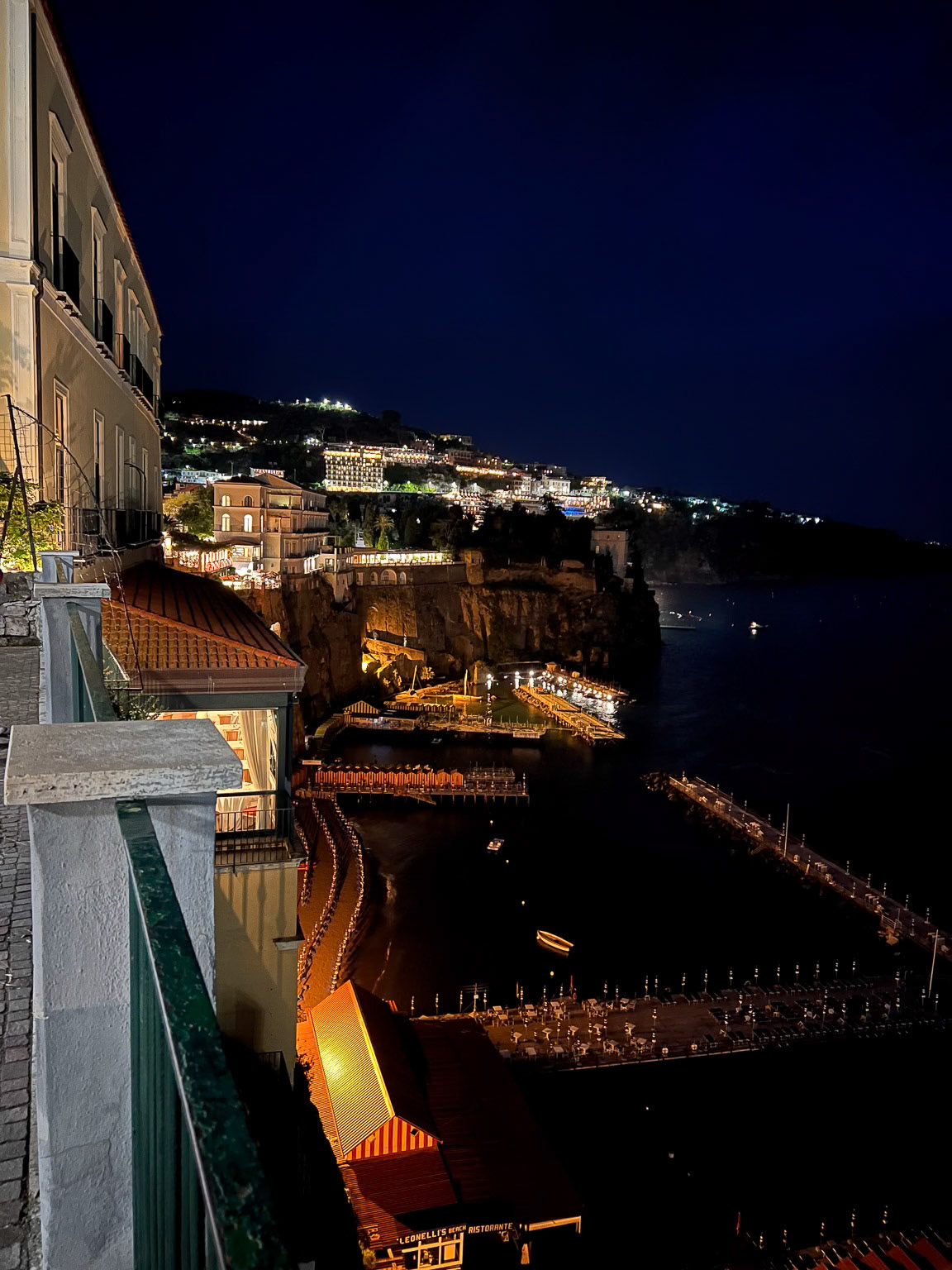 Night view of Sorrento