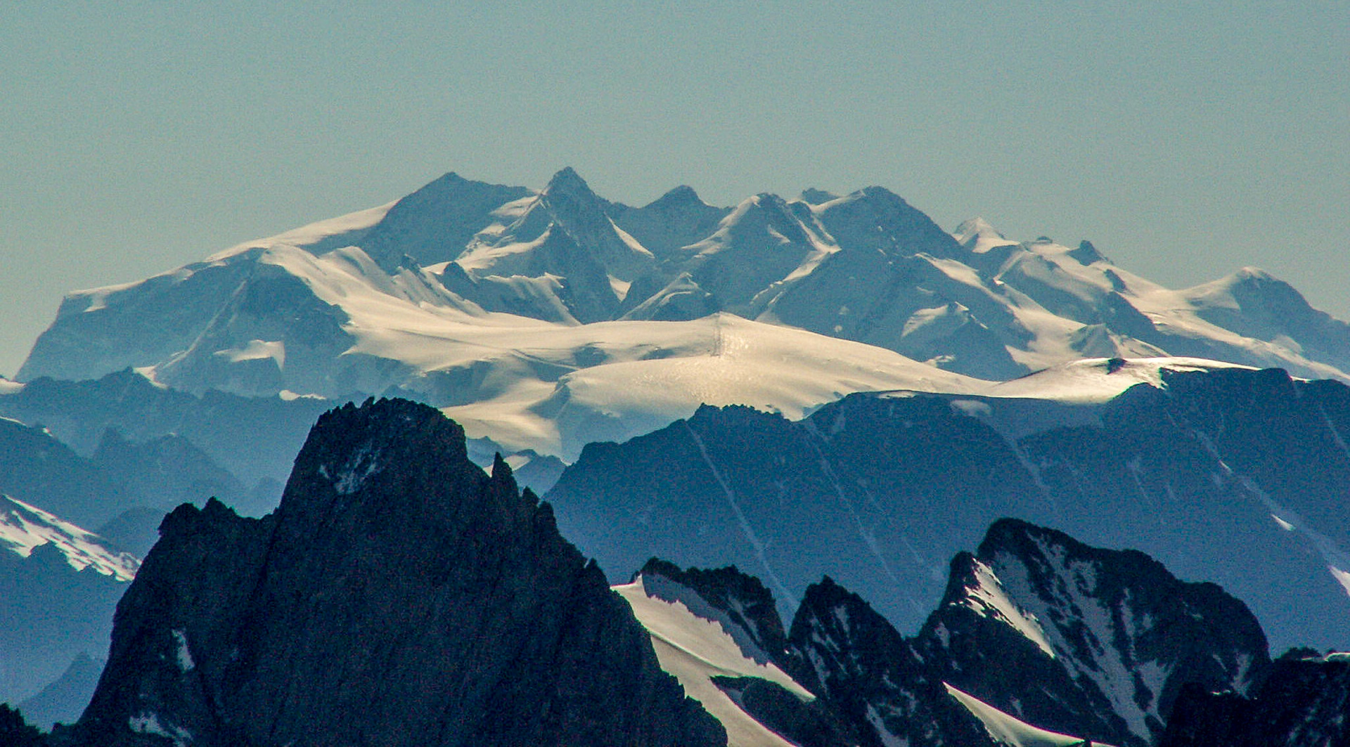 View from the Aiguille de Midi