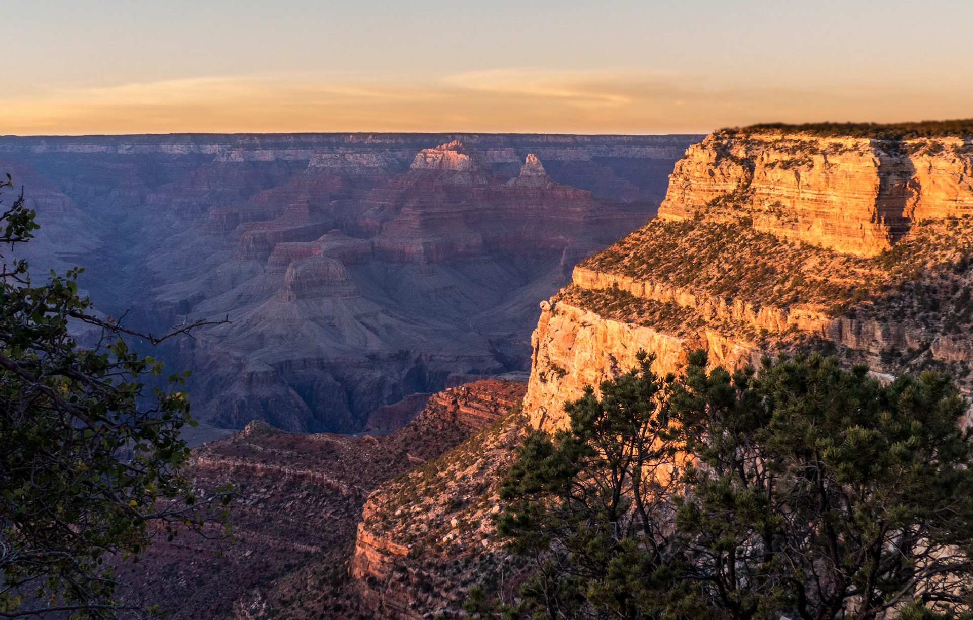 The Last Rays across the Grand Canyon