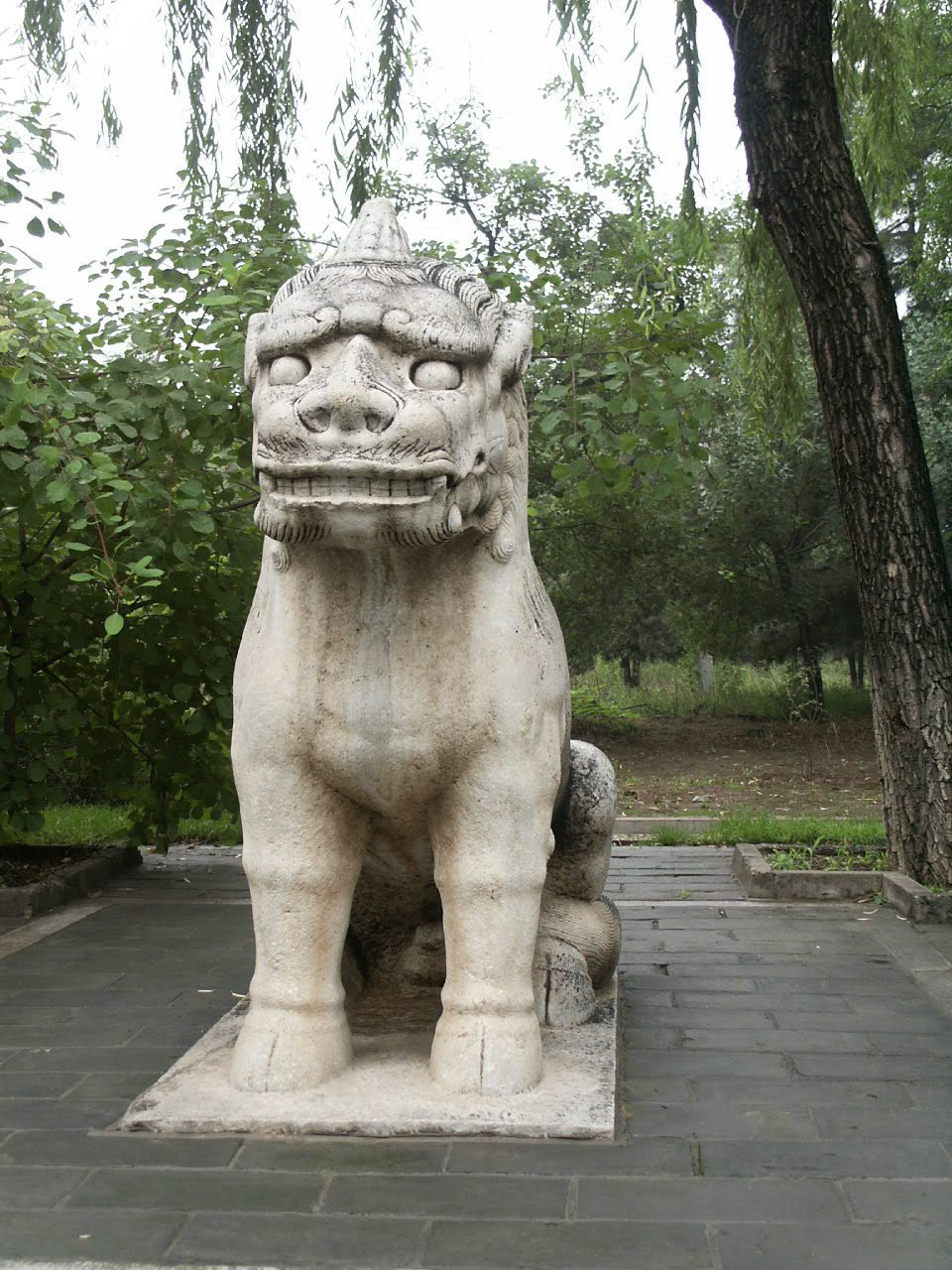 One of the protectors on the sacred path to the Ming tombs