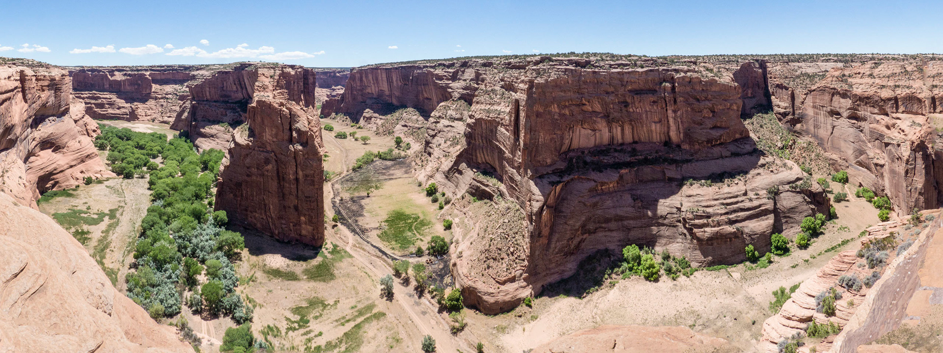 Black Rock Canyon and Canyon Del Muerte Junction - Canyon de Chelly NP