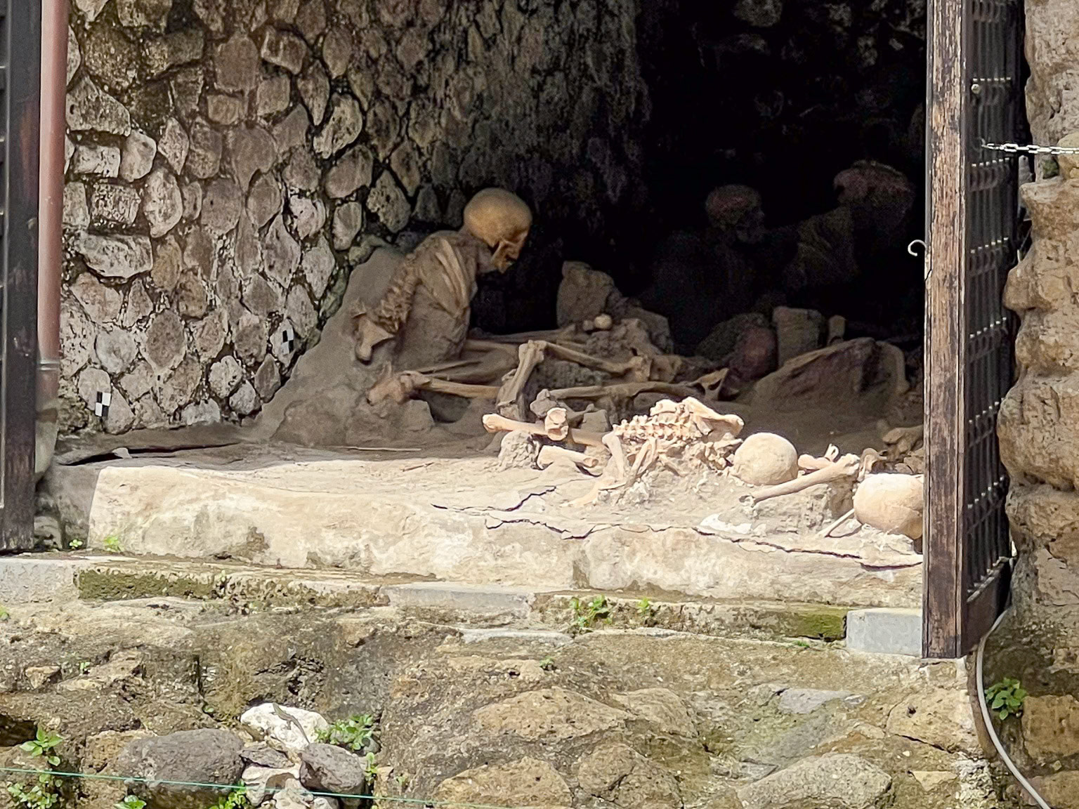 Volcano victims in Herculaneum