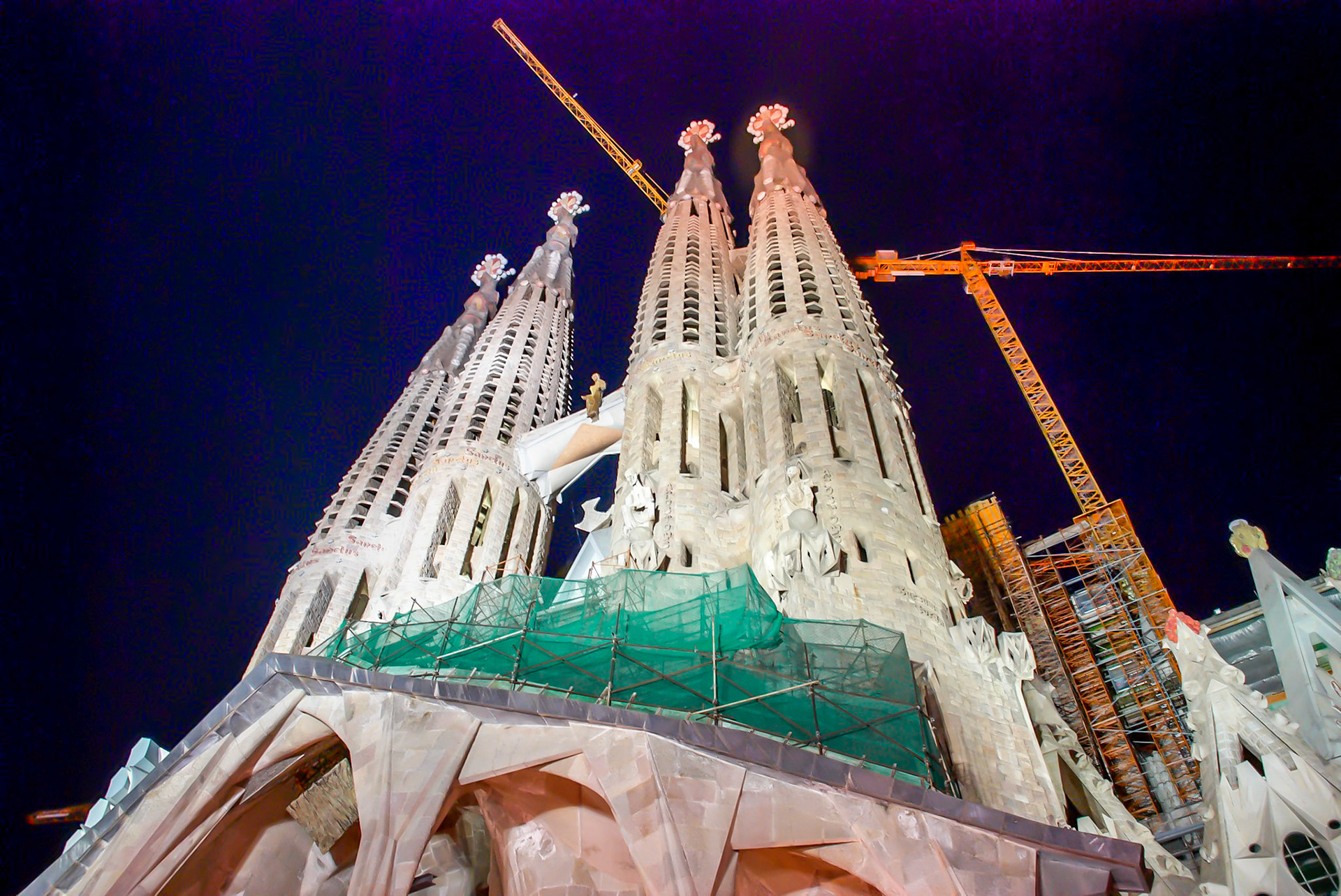 Sagrada Familia by night