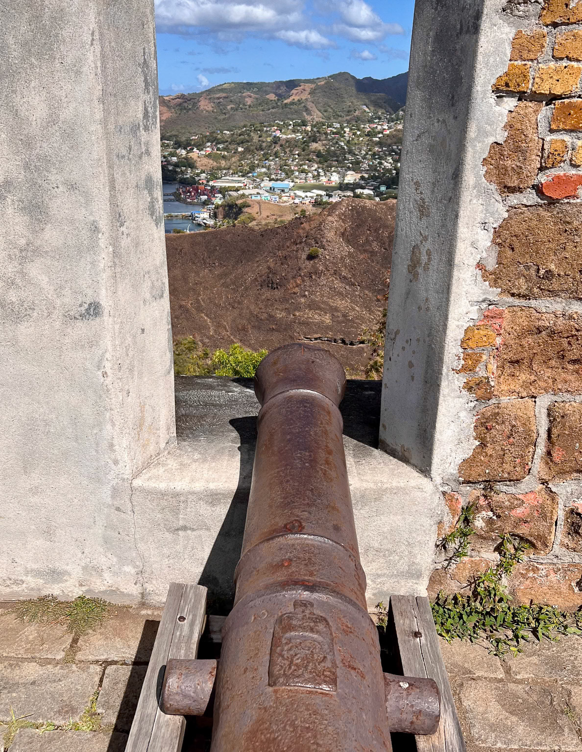 Cannon above