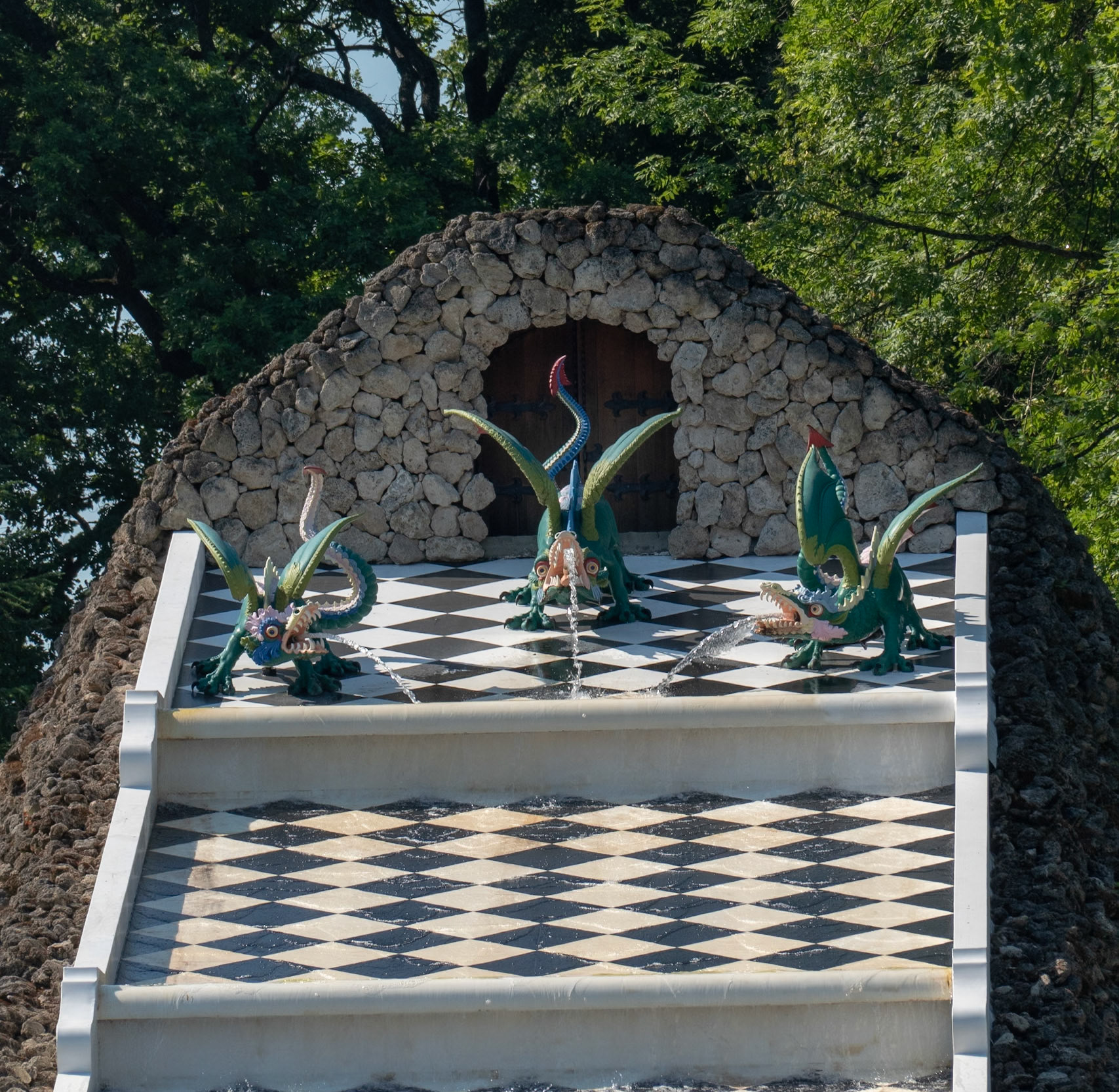 Chess Hill / Dragon Hill Cascade - The Peterhof Palace