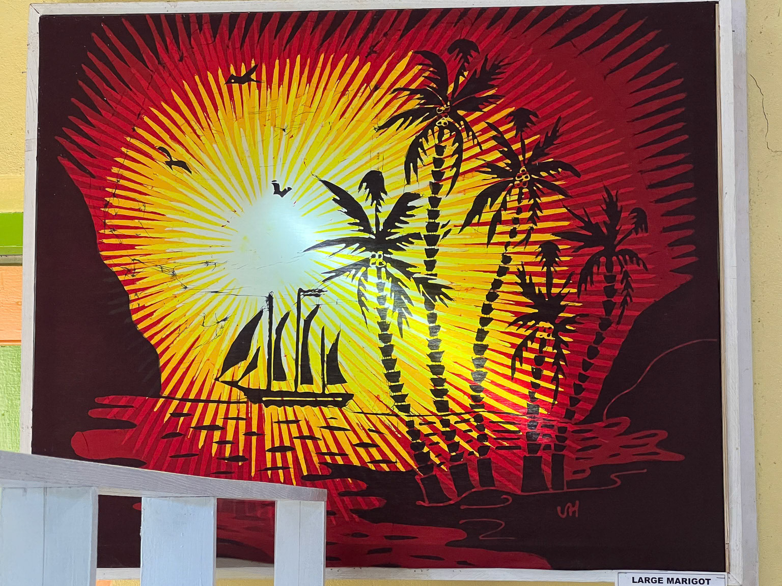 Batik Sunset Wall Hanging