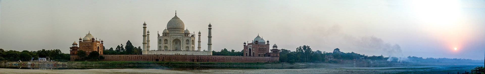 Taj Mahal Panorama - Agra