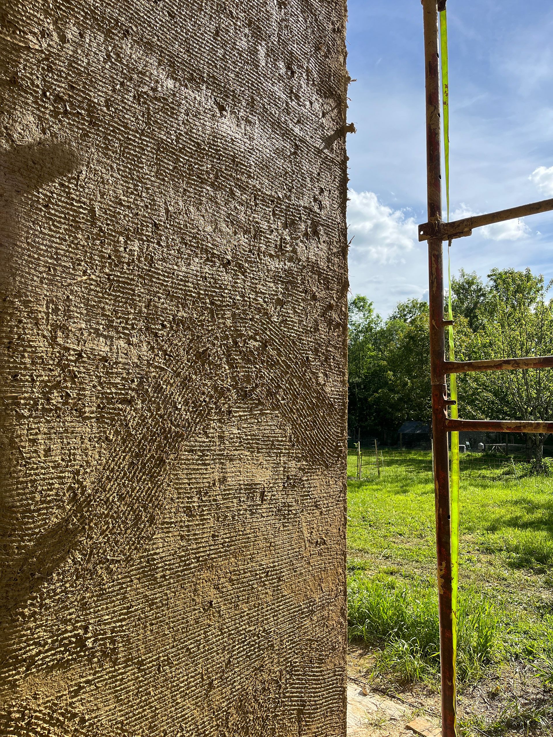 Fig 16 : Mur Ouest enduit