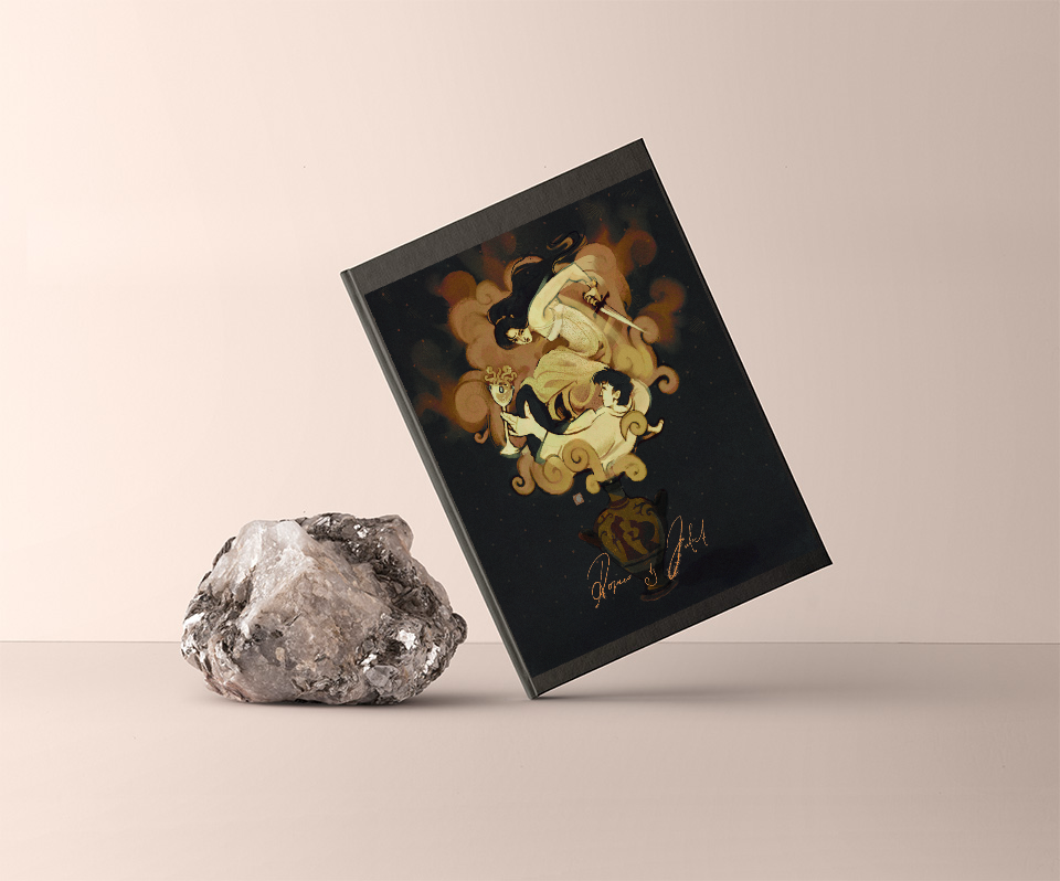 'Romeo vs. Juliet' Book Cover Mockup