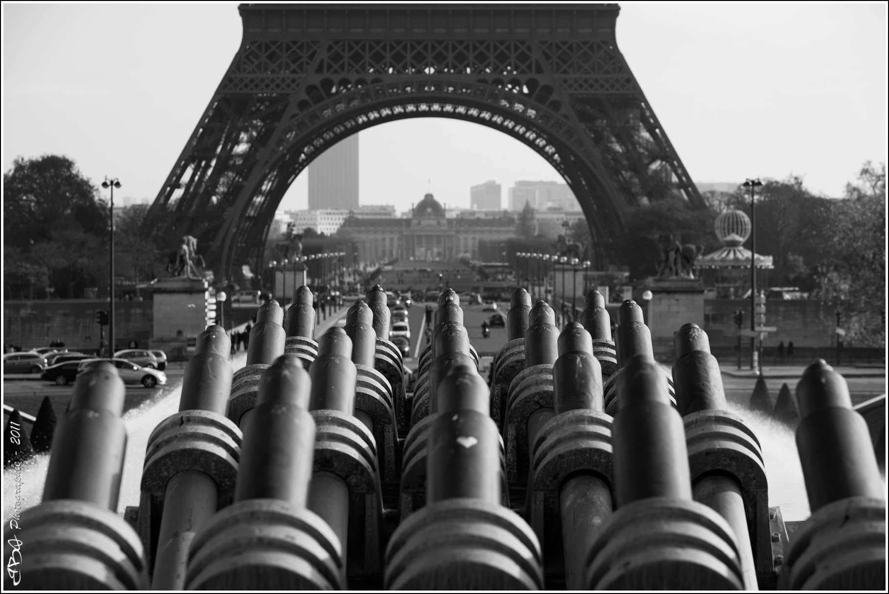 Feu sur la Tour Eiffel
