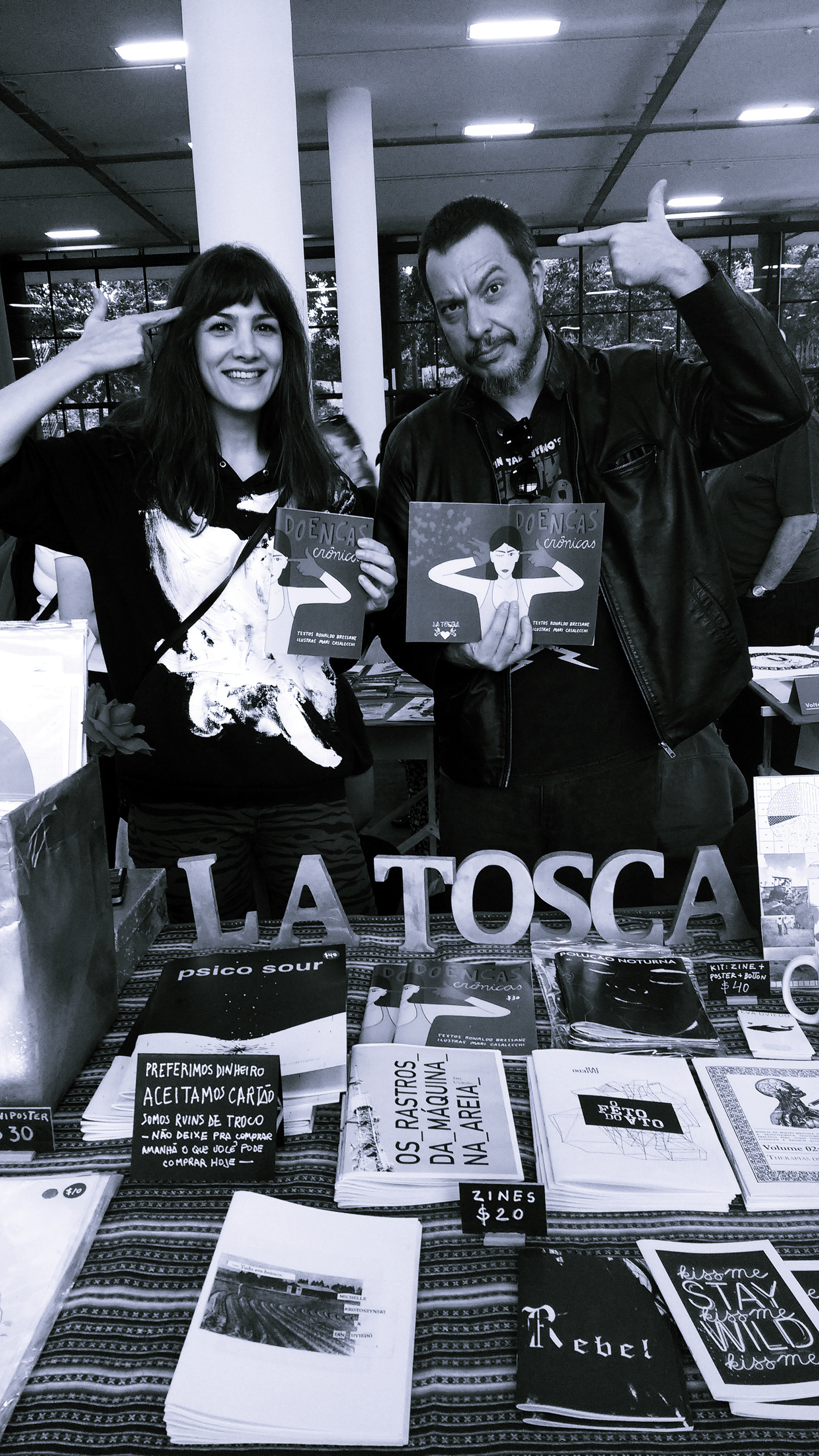 Mari Casalecchi e Ronaldo Bressane