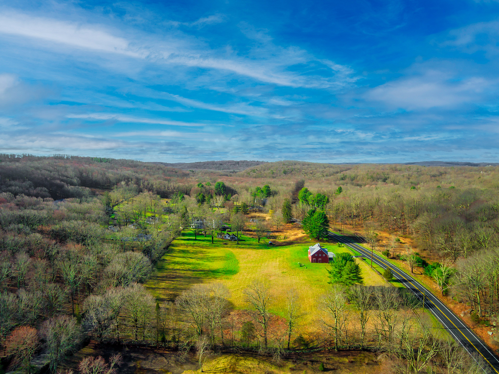 One of many historic farms in Bedford.