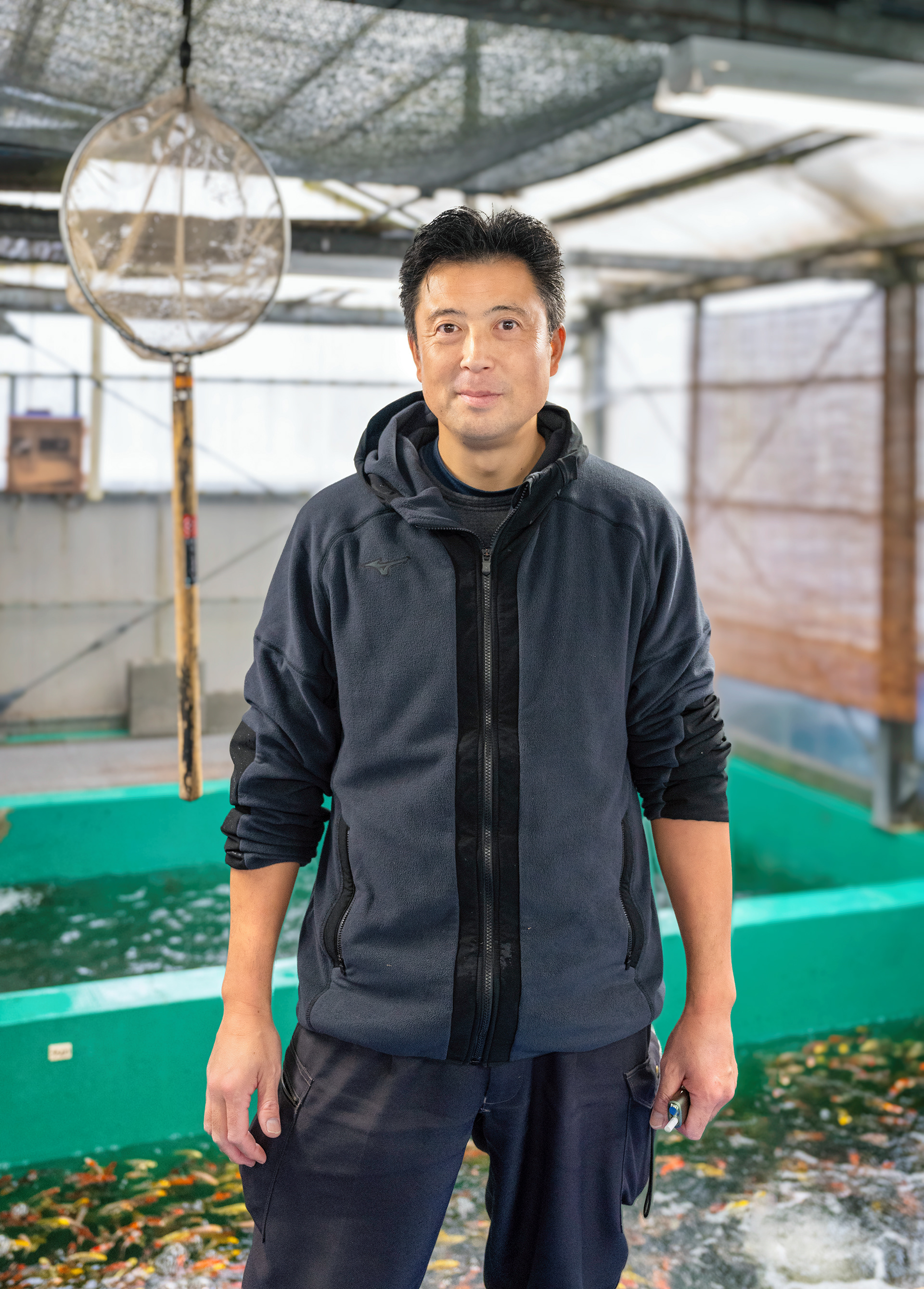 Ao Aokiya, Koi Breeder at Motoyoshi Koi Farm