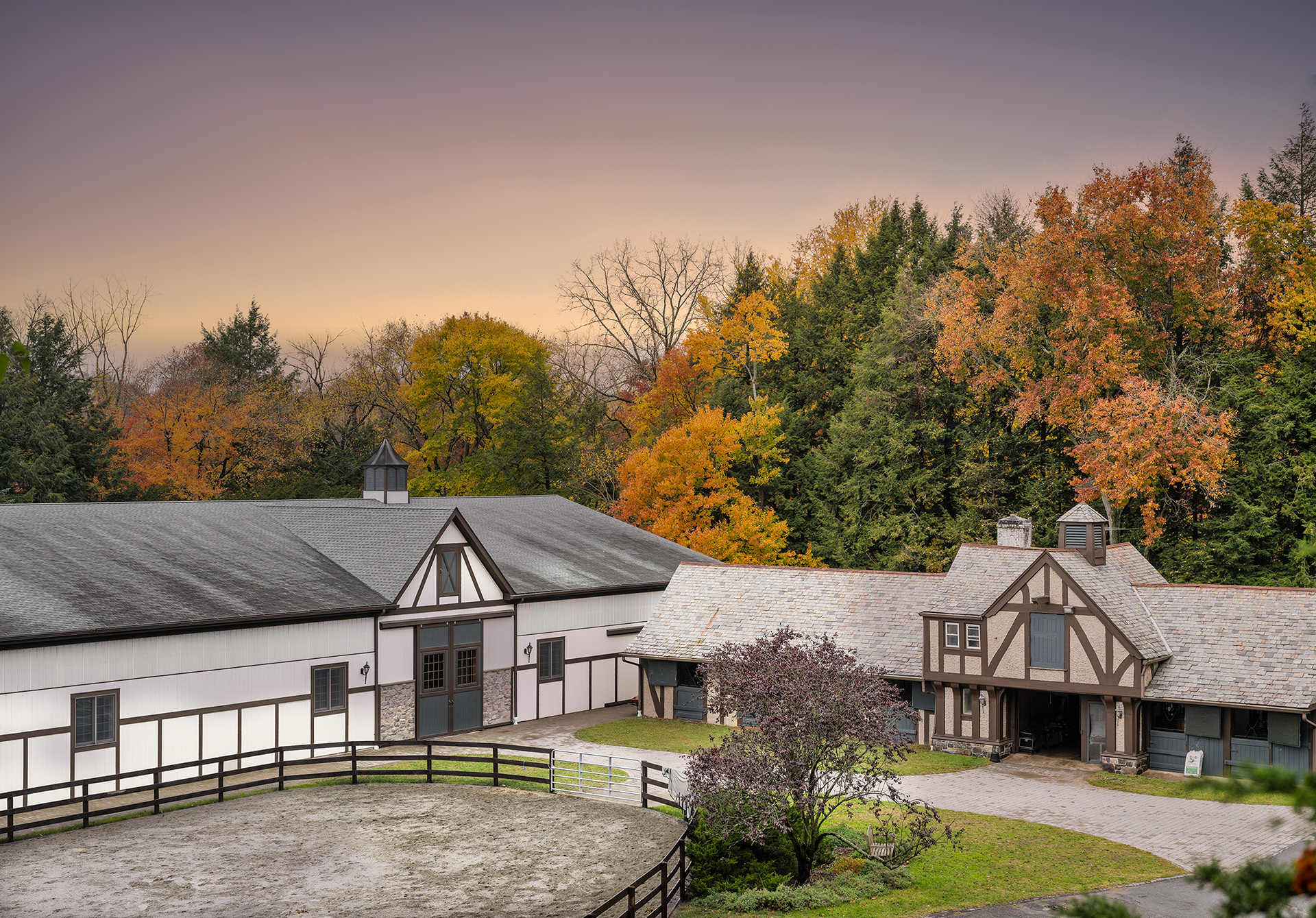 Fischer Farm barn and inside training space