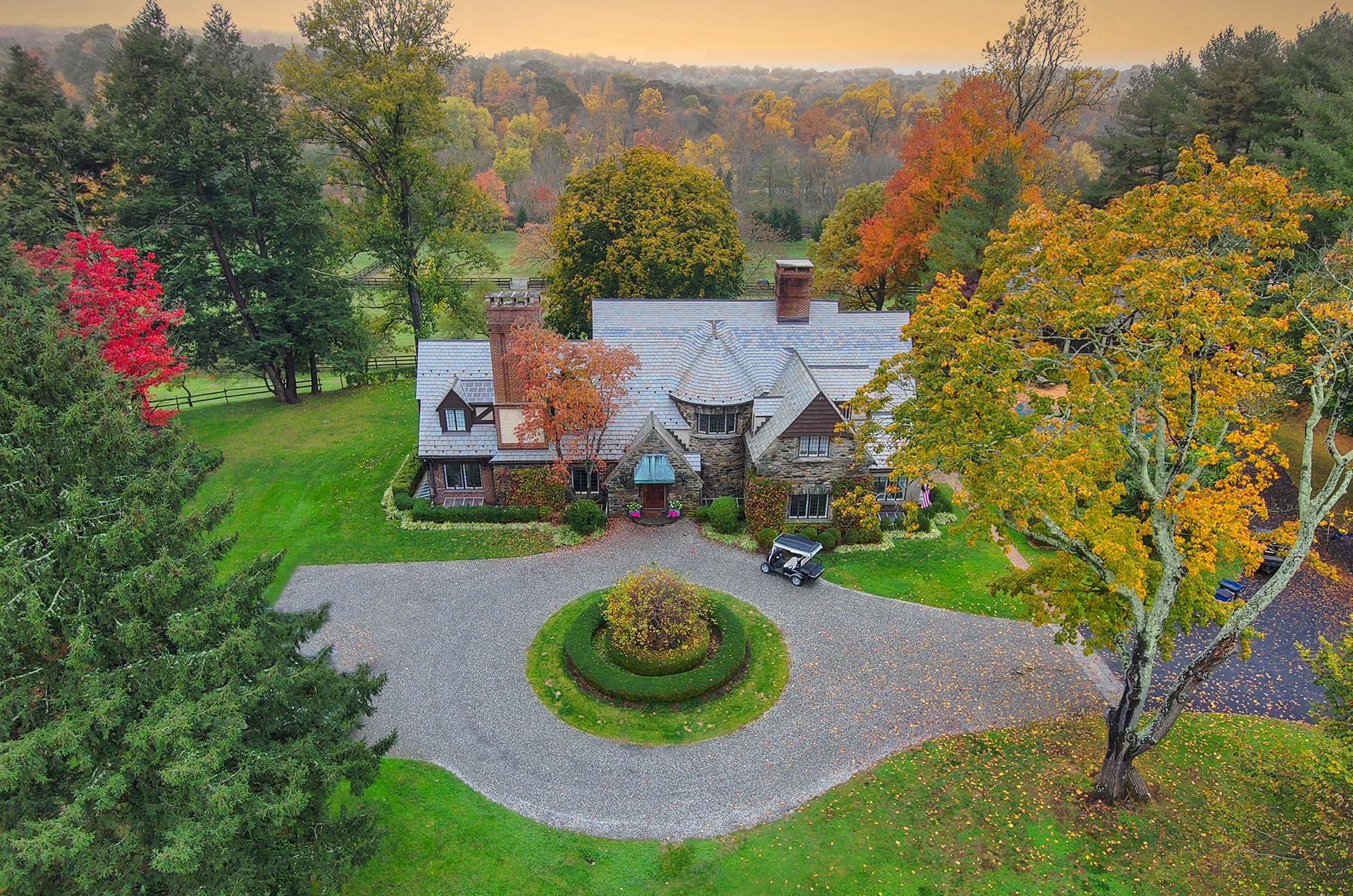 Main House at the Fischer Farms in Bedford, NY