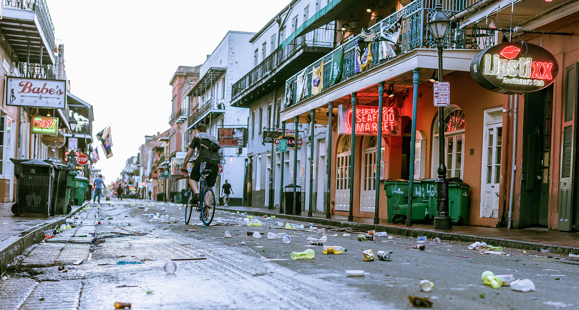 Morning after in the French Quarter, New Orleans