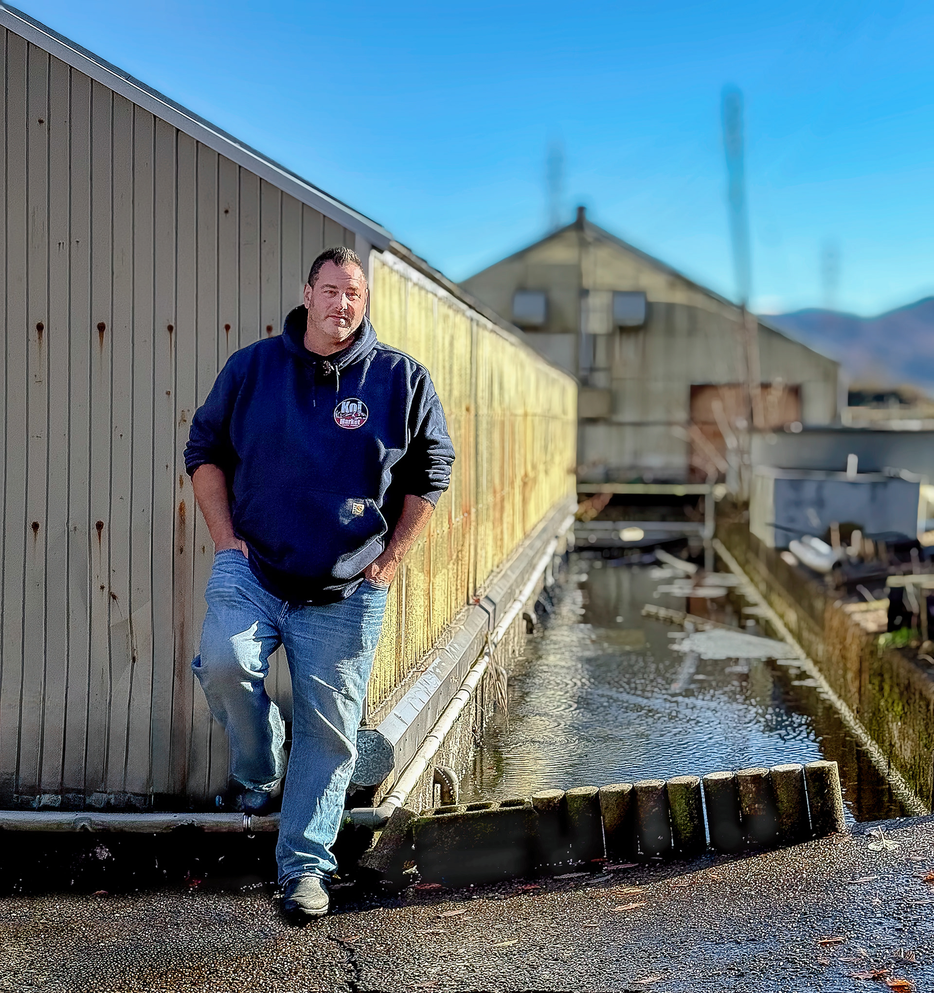 Shawn Rosen at Suda Kai Koi Farm