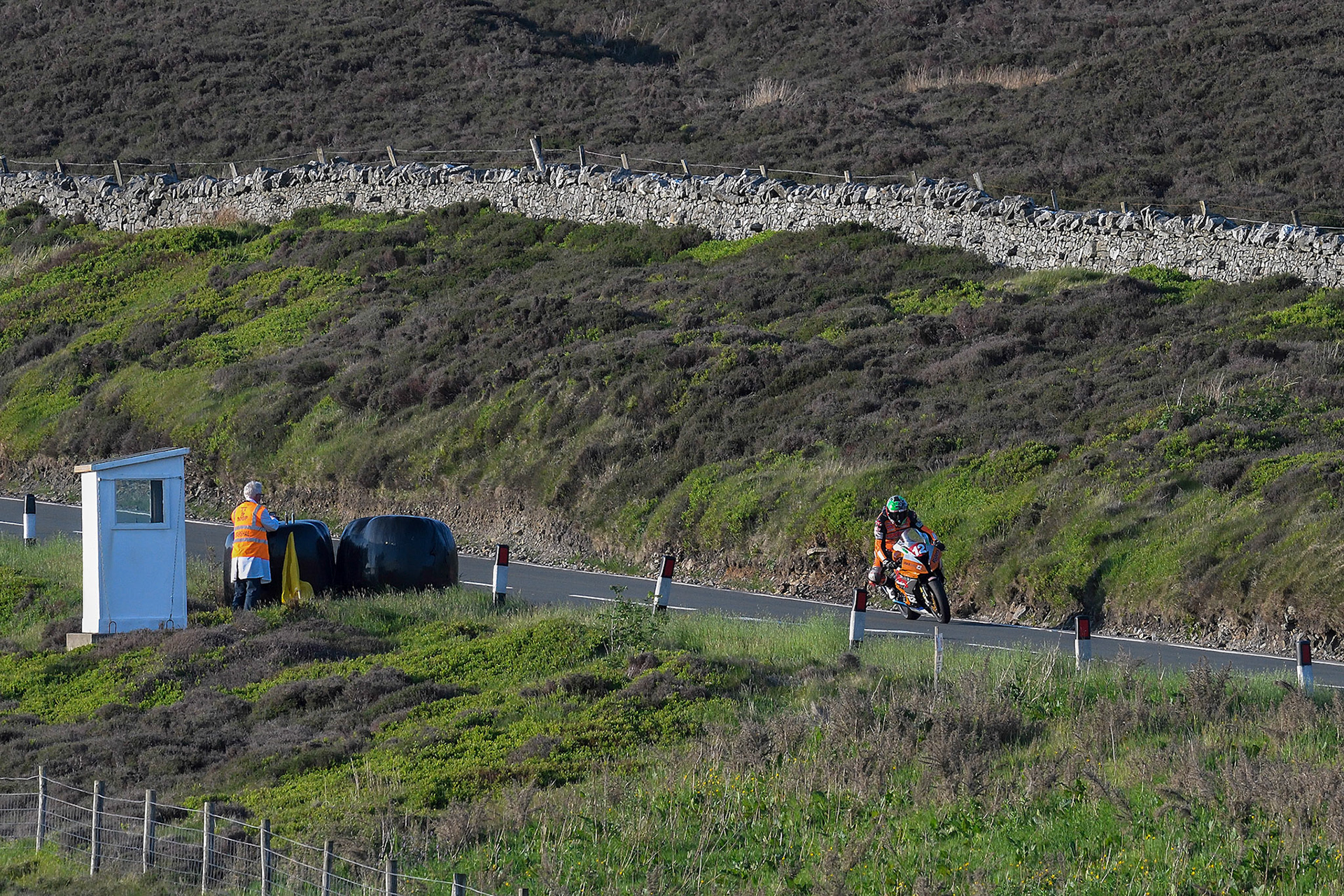 Entering Kepple Gate, Isle of Man TT