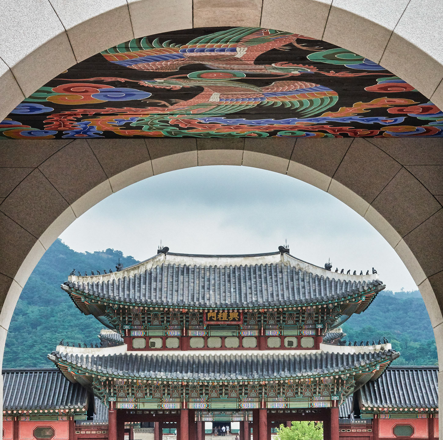Gyeongbokgung Palace in Seoul South Korea.