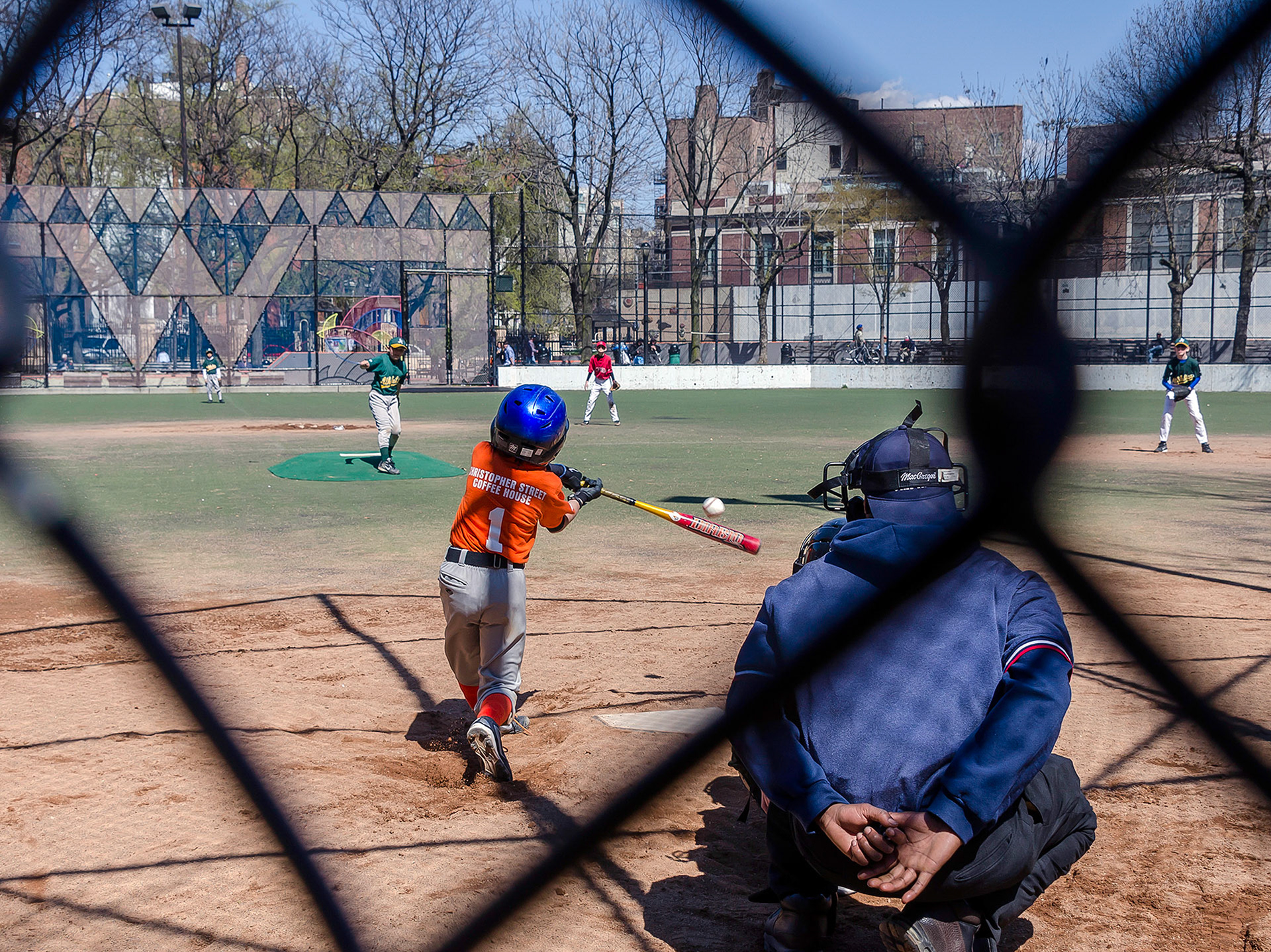 Even near Manhattan’s “High Line” district dreams of making the Yankee’s begin on a baseball field.