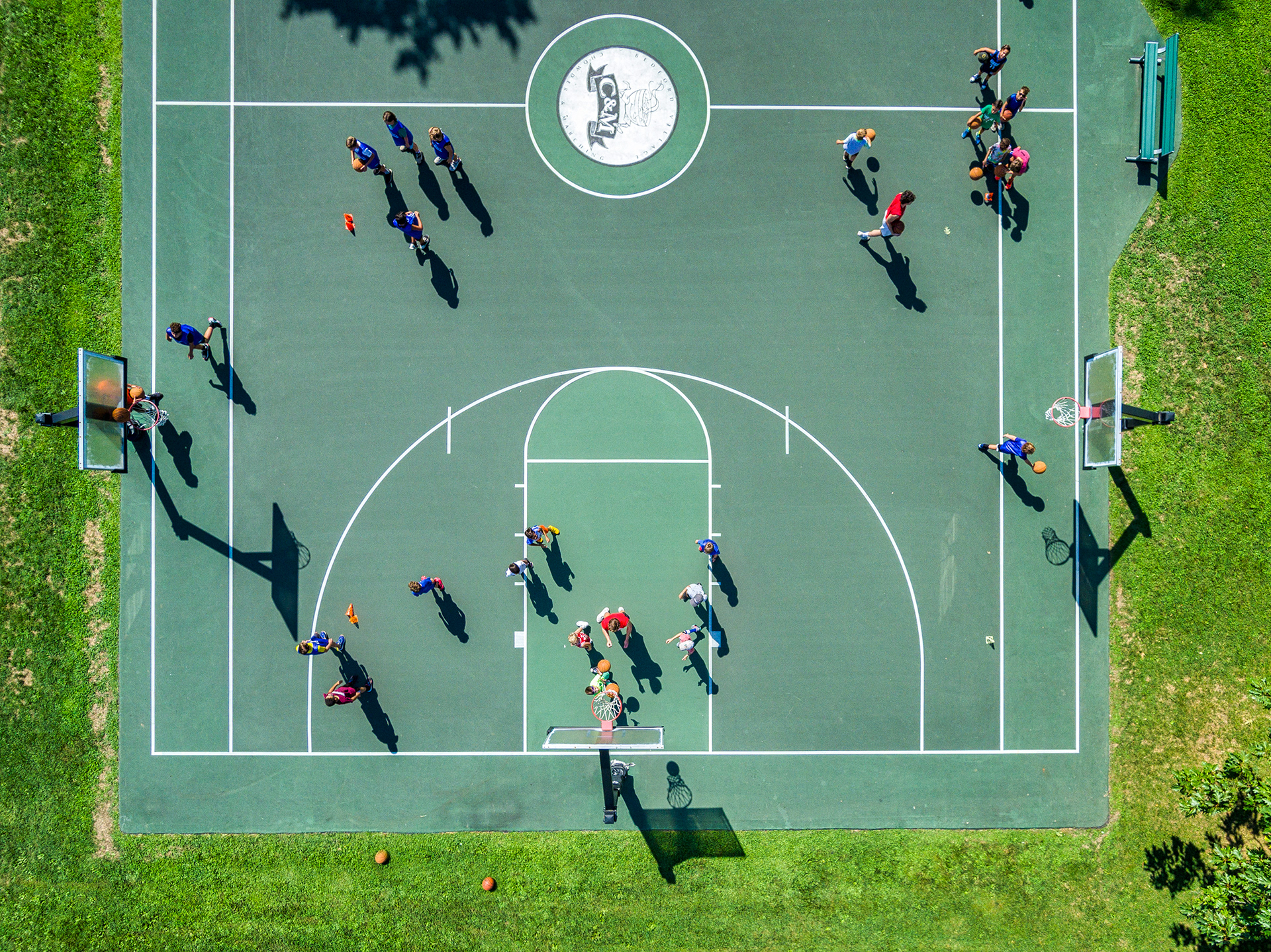 The public parks are well maintained and taken advantage of.