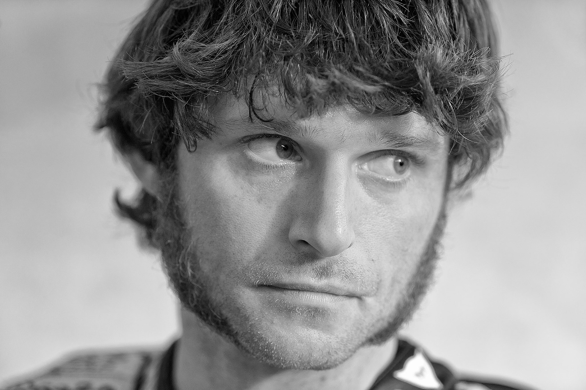 Guy Martin, Tyco Suzuki, has the racer stare prior to going out on track at the 2012 Isle of Man TT.