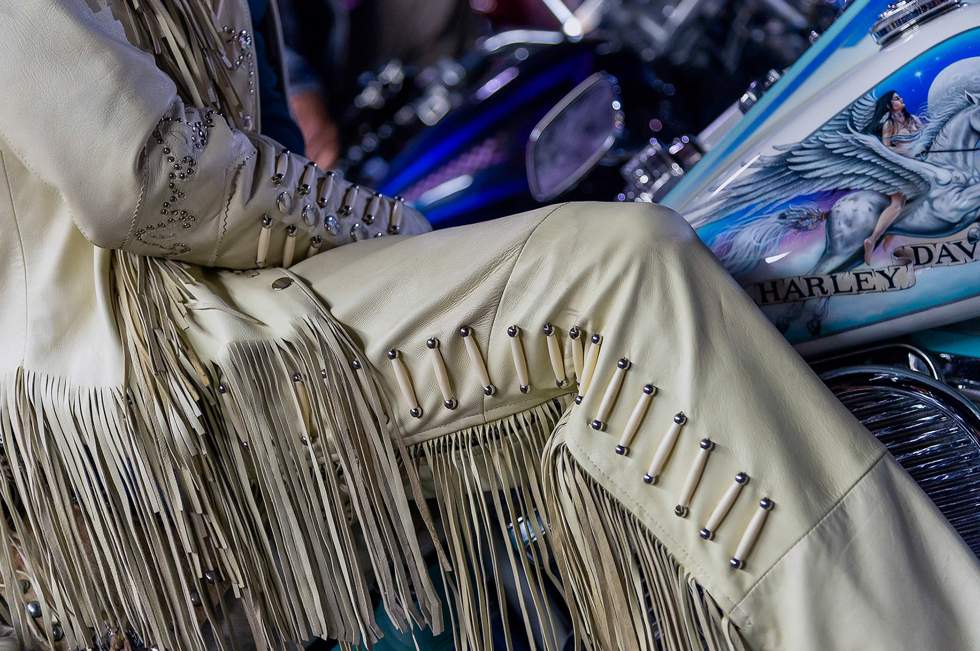 All dressed up for Daytona Bike Week