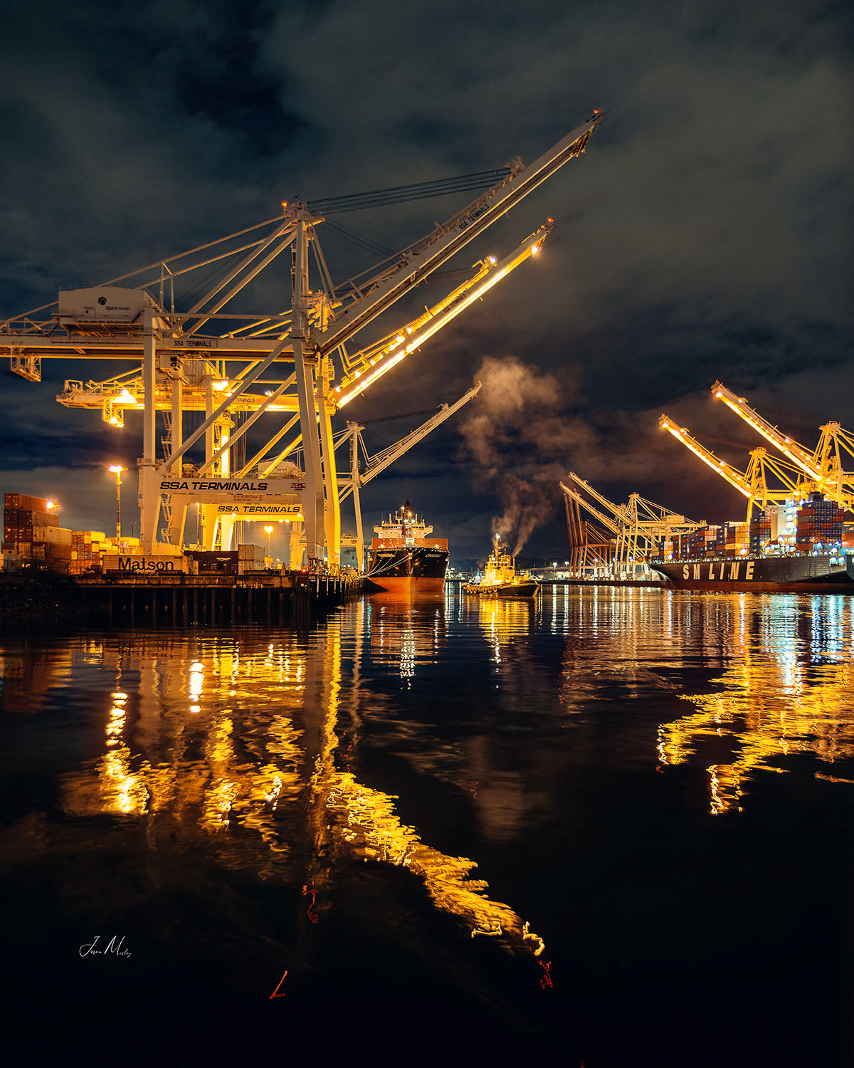 Crowley Tug getting ready for a ship job Port of Seattle