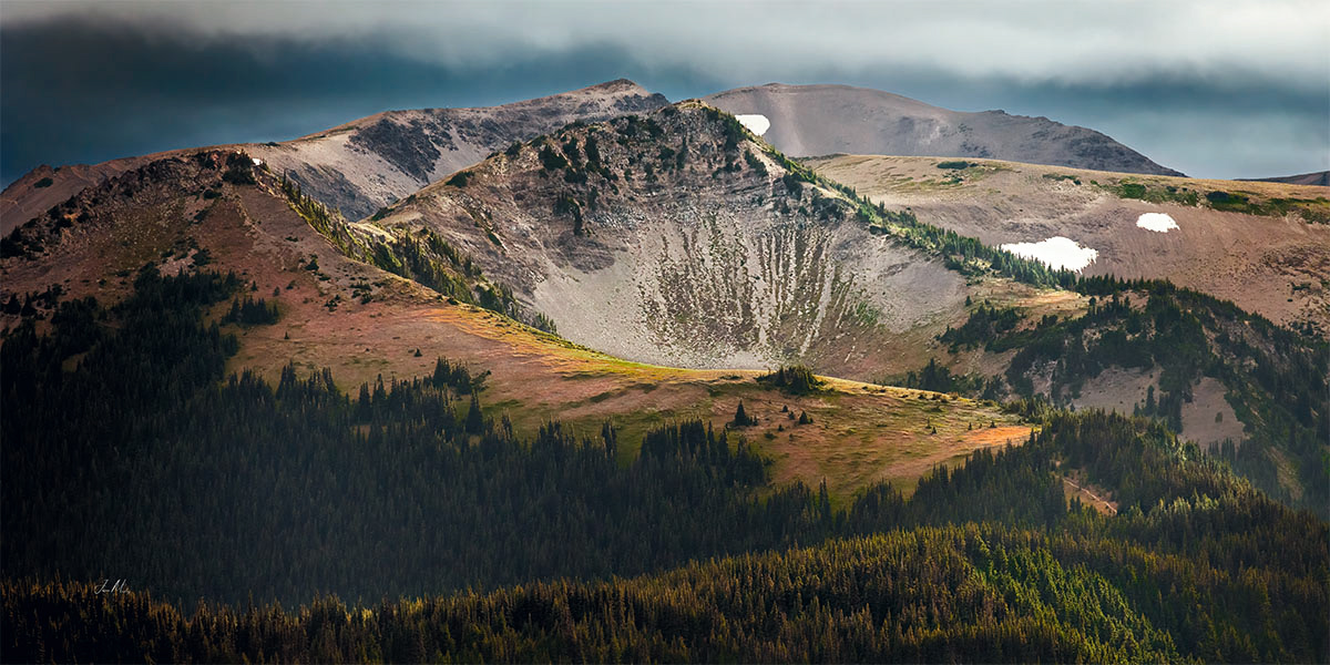Evening Light over Maiden Peak & Olympic Mt