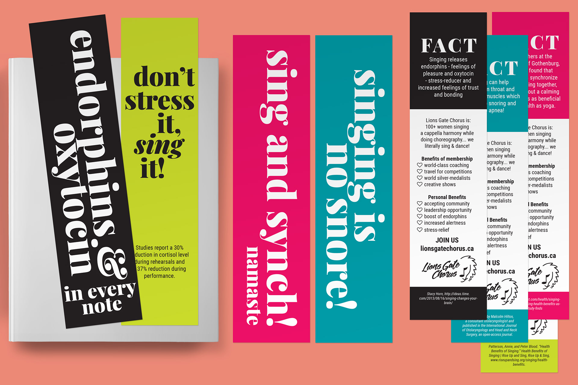 Wellness Show 2020 - Singing + Health Bookmarks