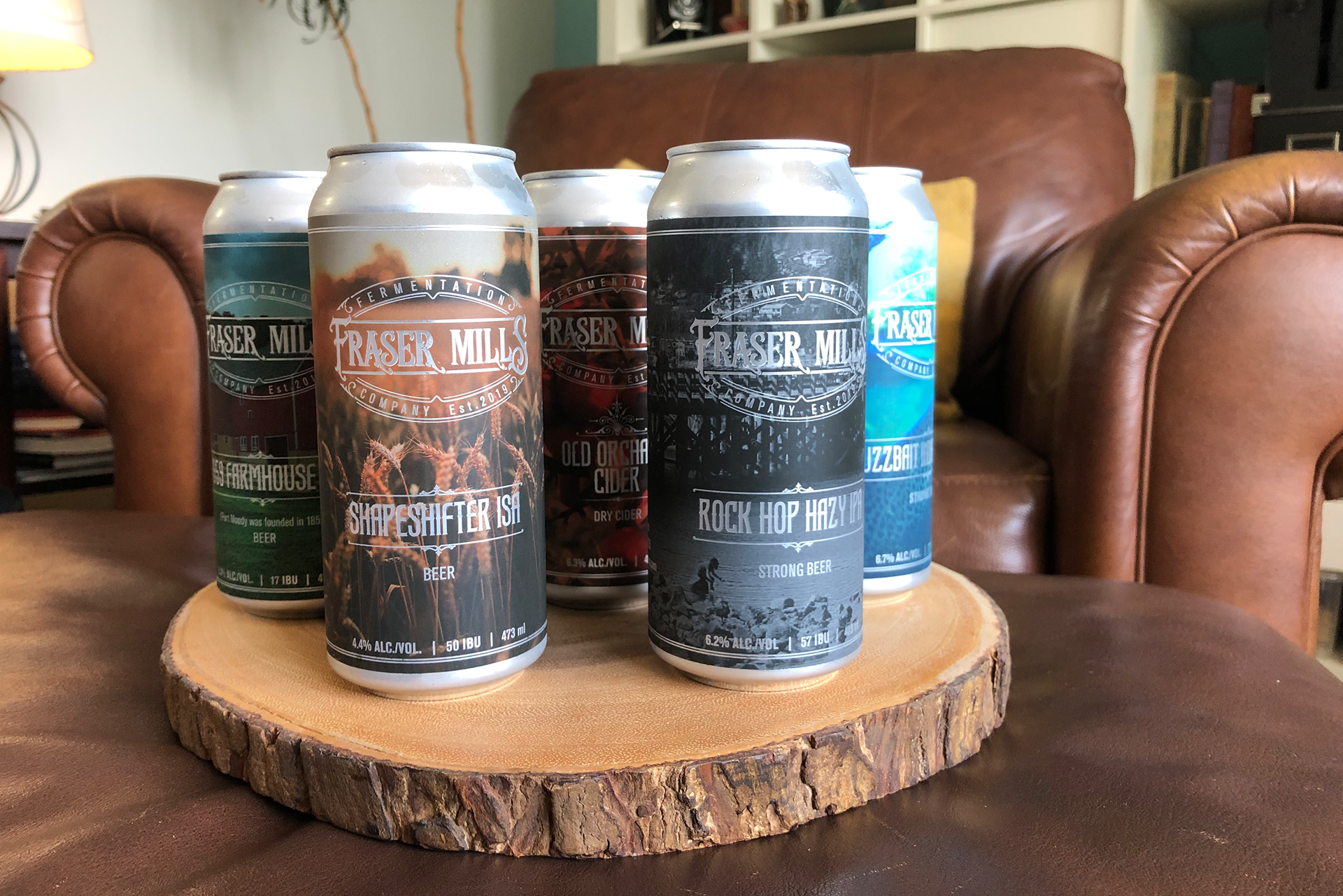 Fraser Mills Beer Can Labels