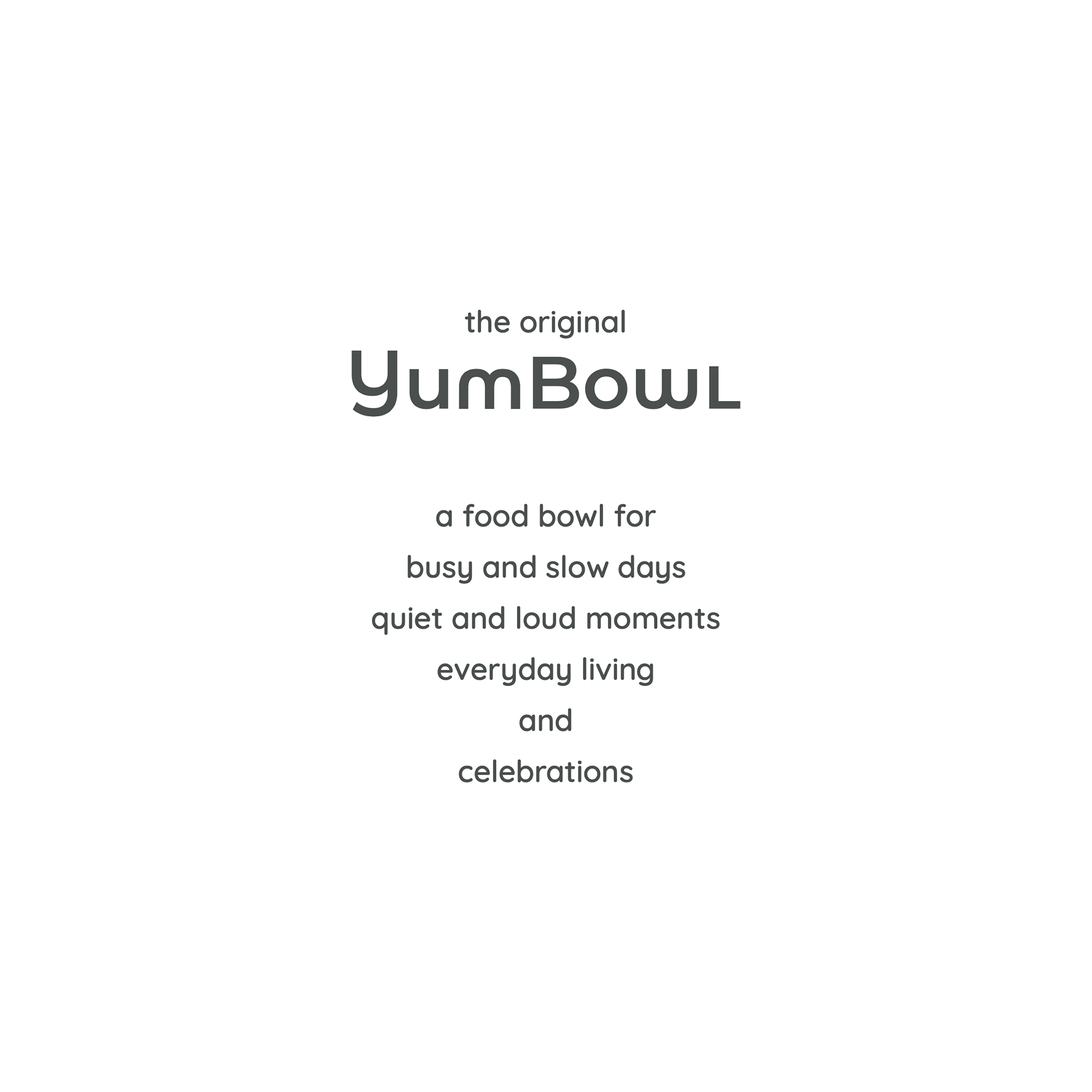 YumBowl Product Booklet