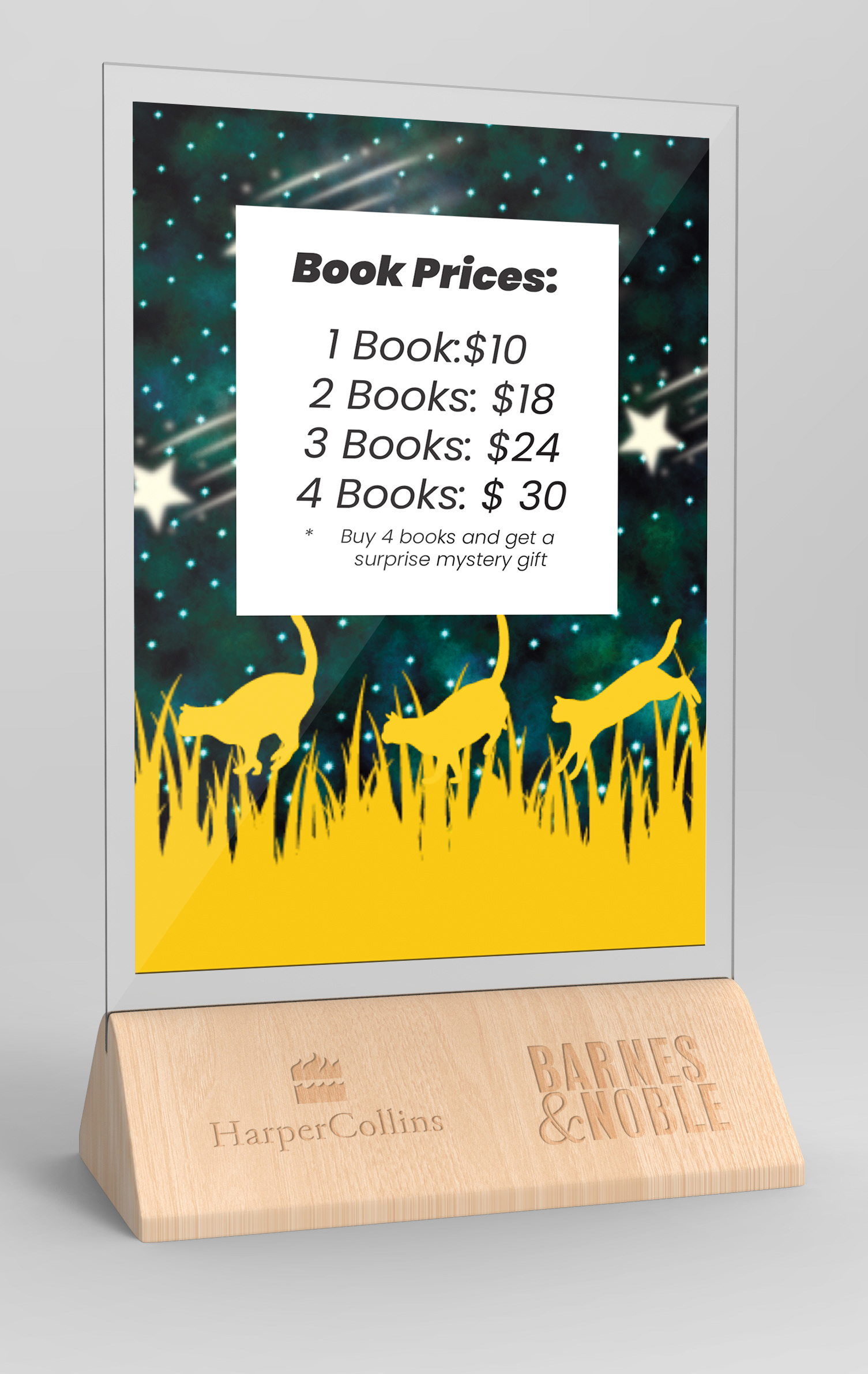Book Price Desk Stand