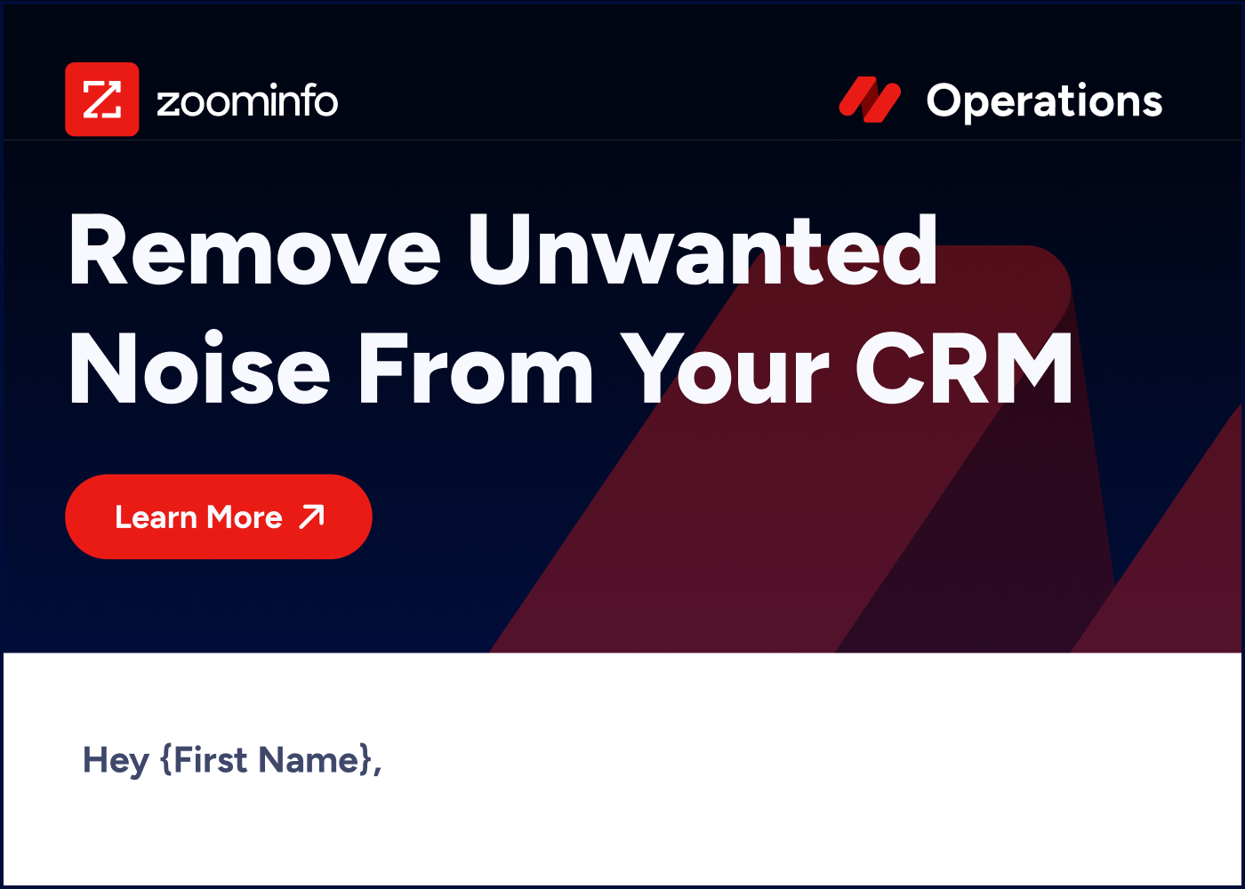 Desktop Email Header — Operations