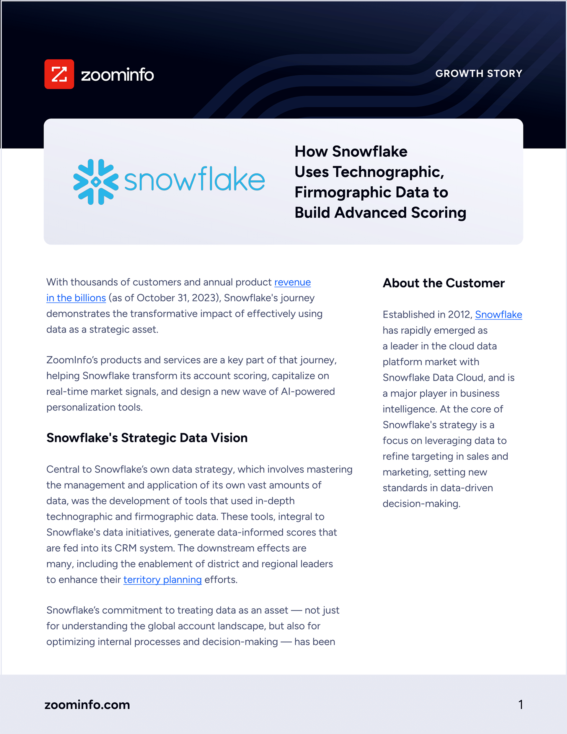 Snowflake Case Study
