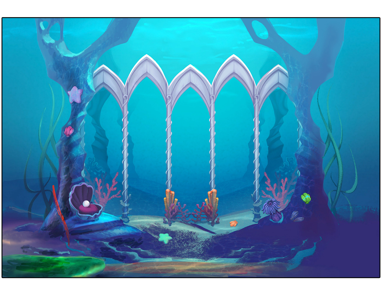 after BG with rough paint directions