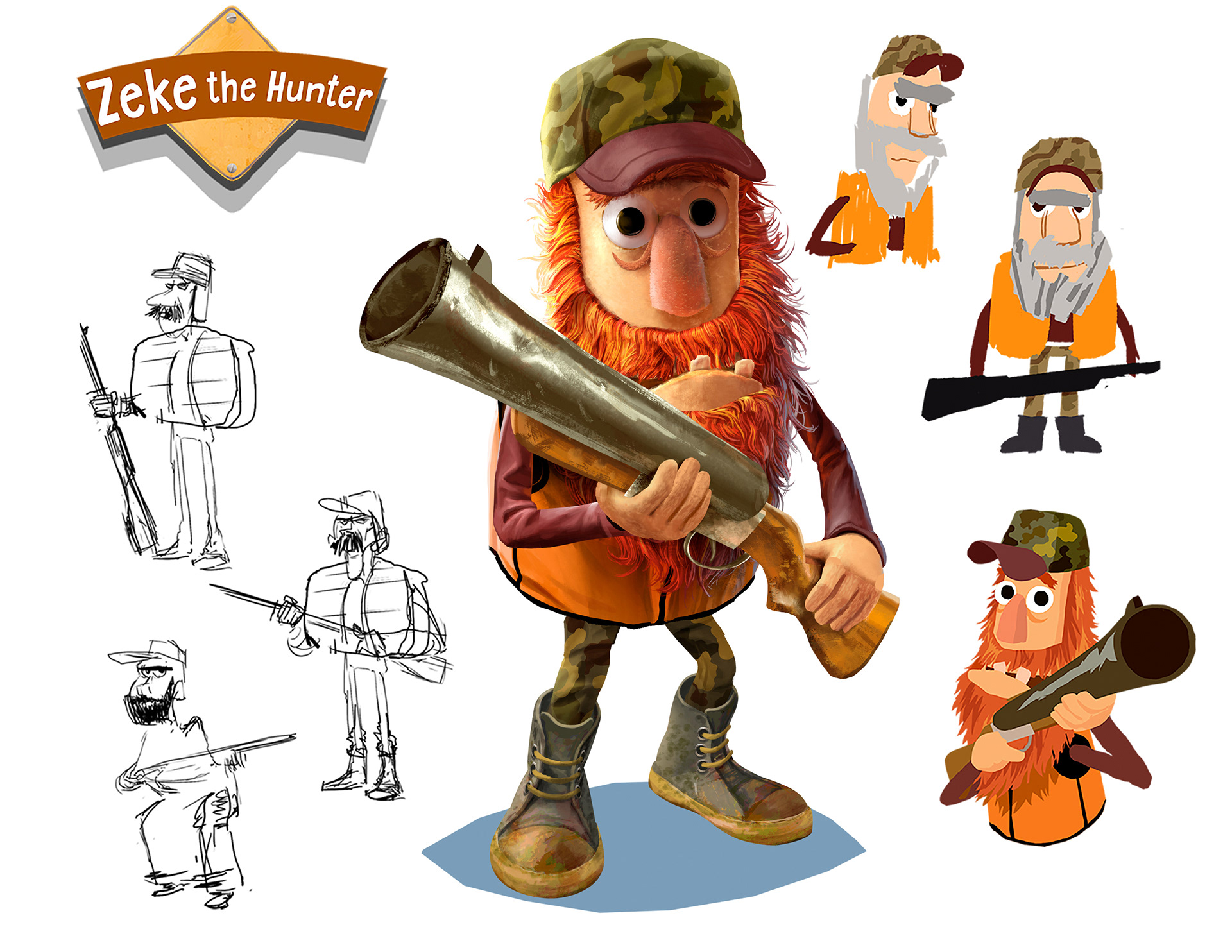 in-game character painting/ design