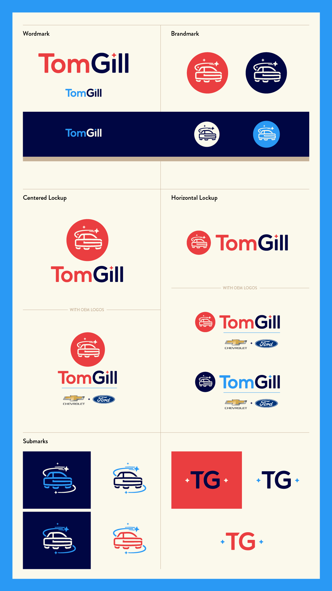 Ronald Rabideau Design, LLC - Tom Gill // Brand Identity