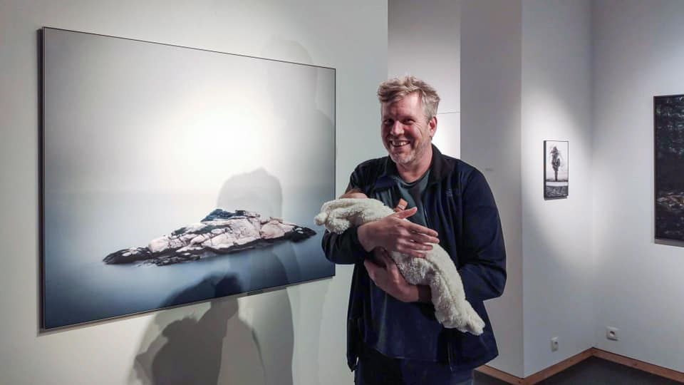 With my three and half month daughter Mara