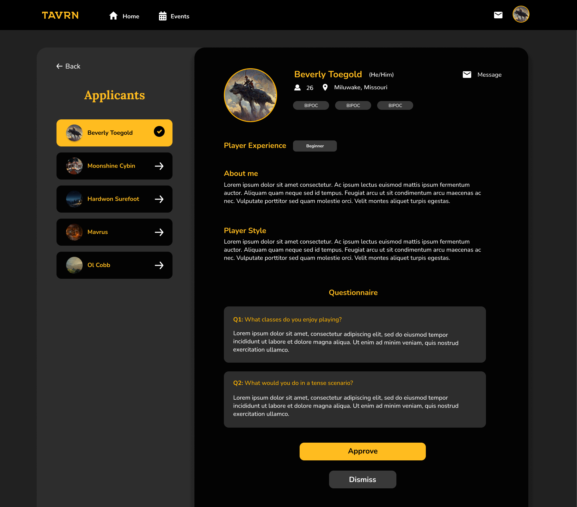 Application Review