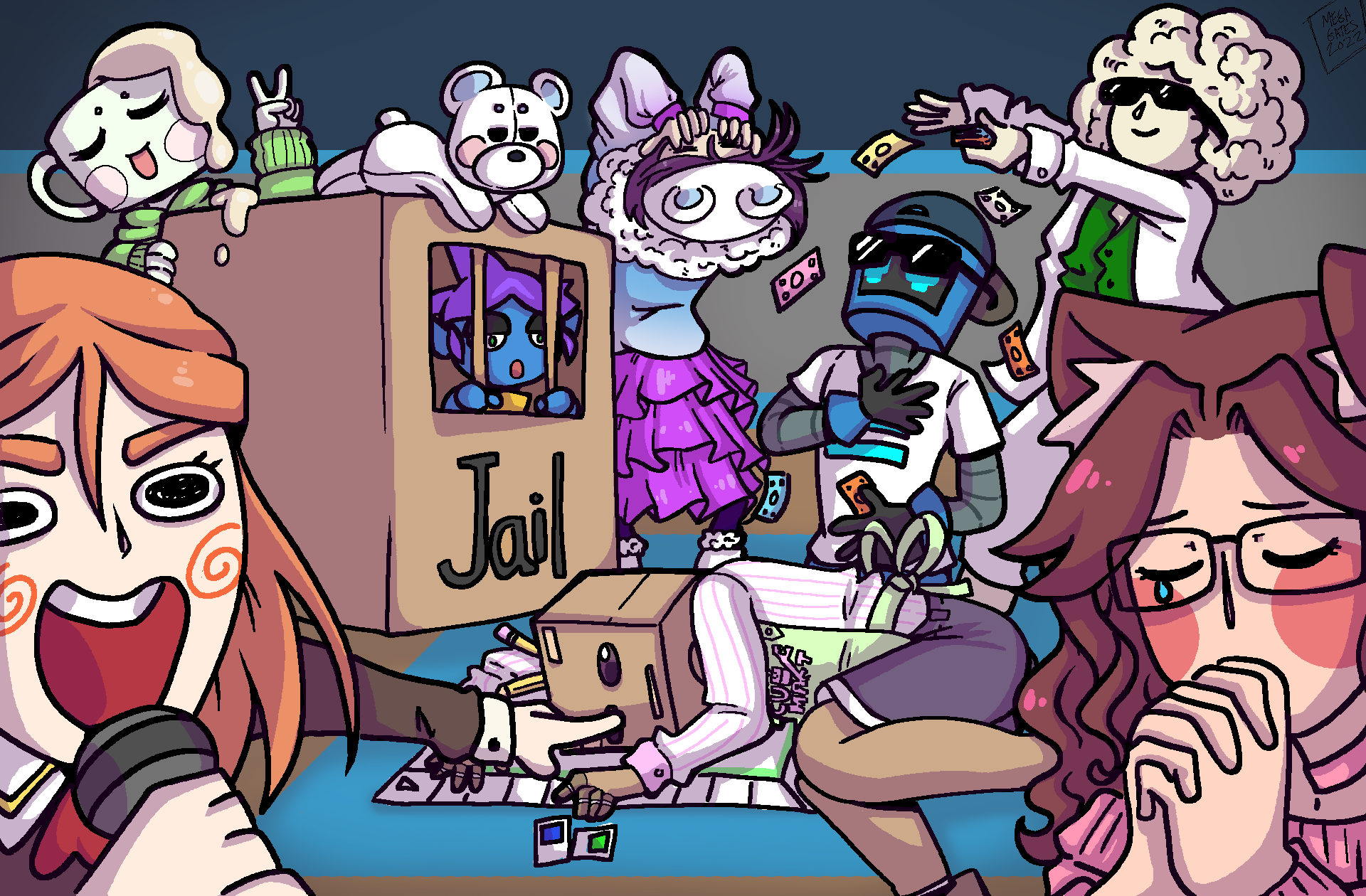 Monopoly Meme Vtuber Fan Art