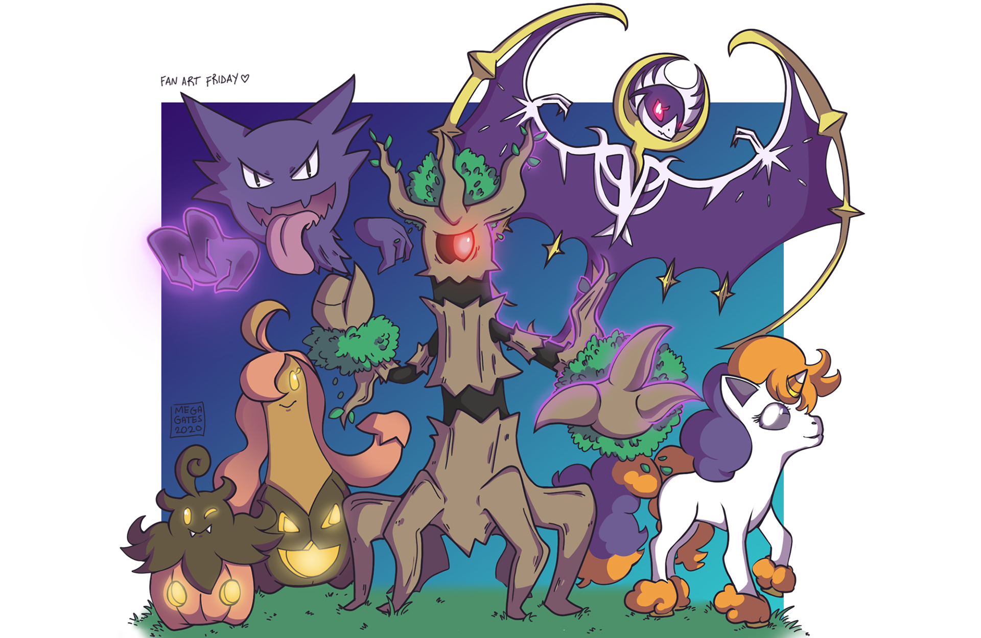 Spooky Pokémon Fan Art