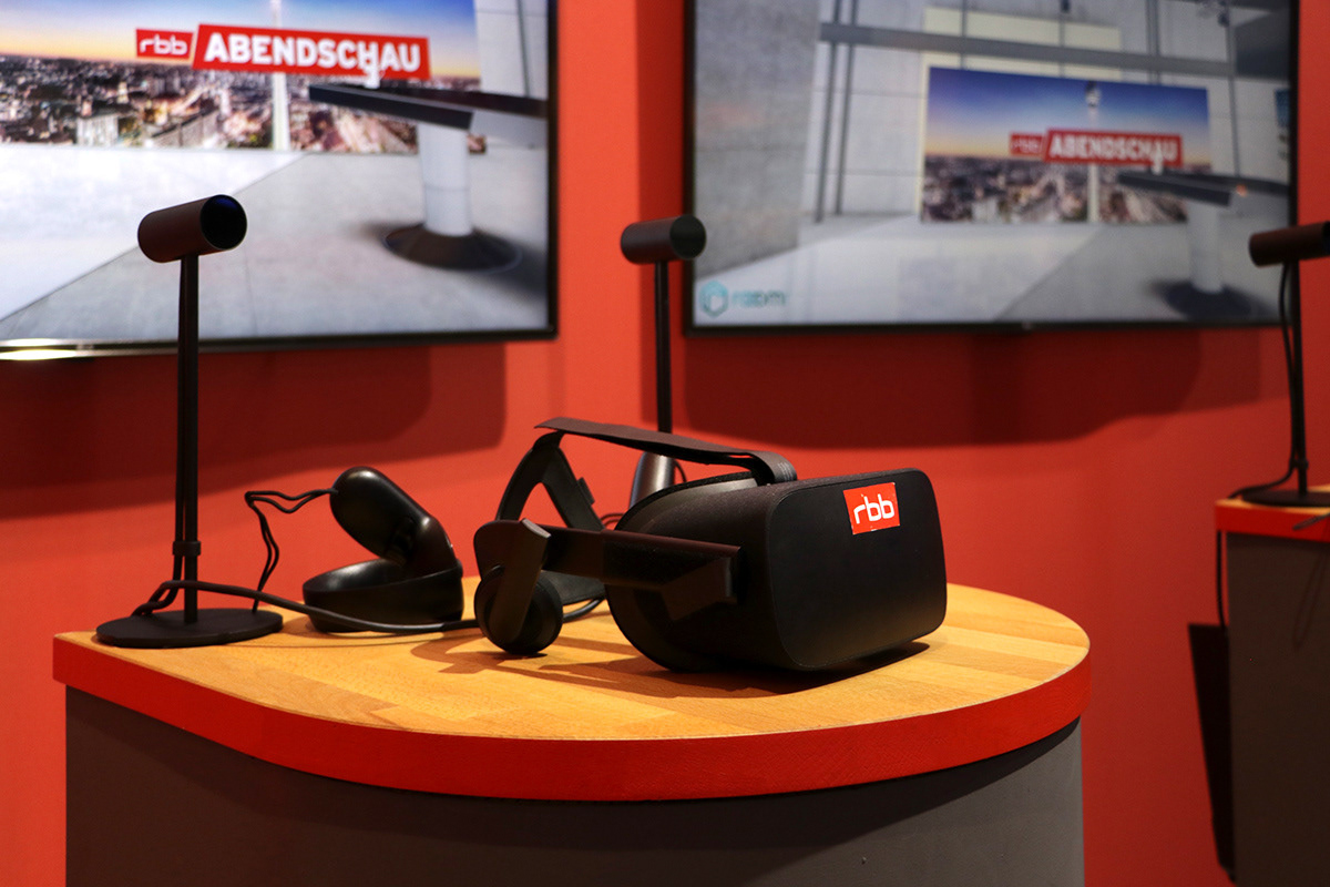 Interactive VR of the ABENDSCHAU news studio