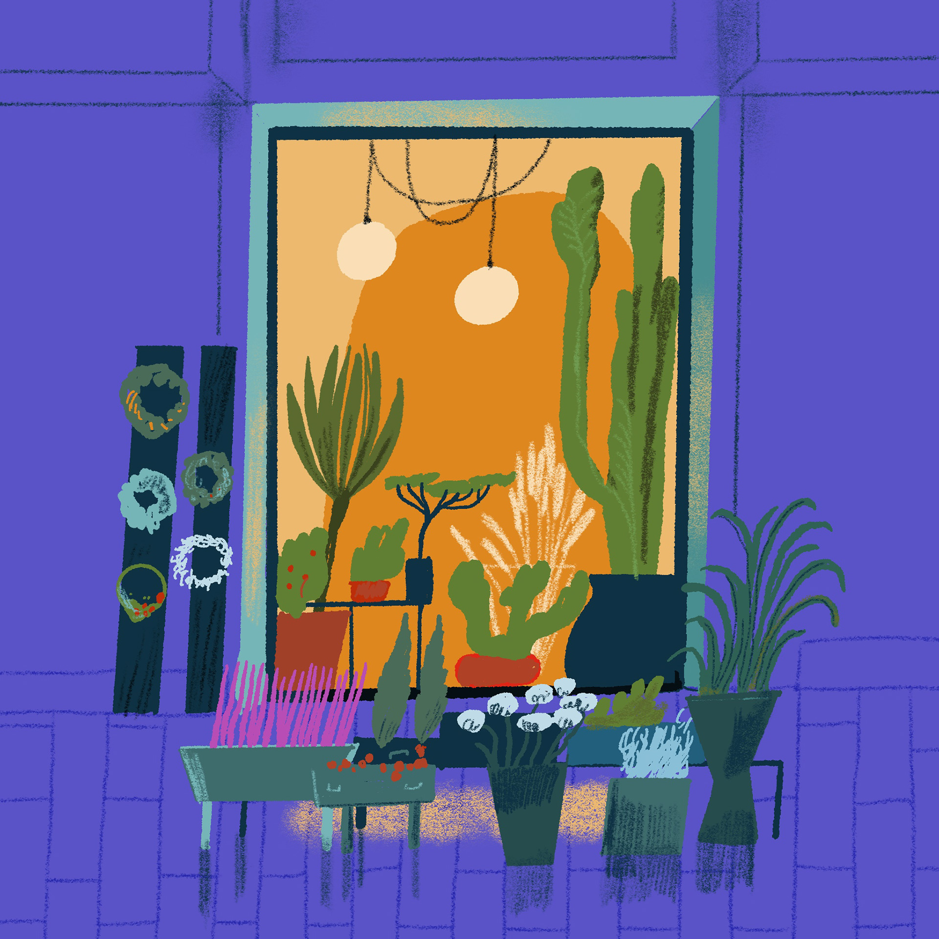 A flowershop in autumn (personal project)