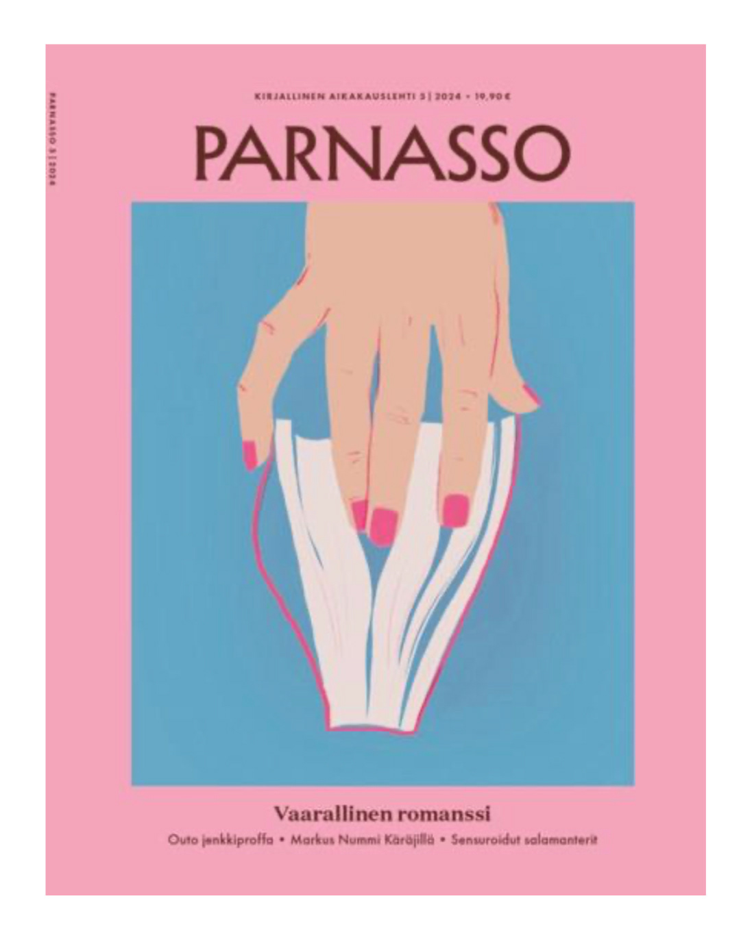Cover illustration for Parnasso magazine