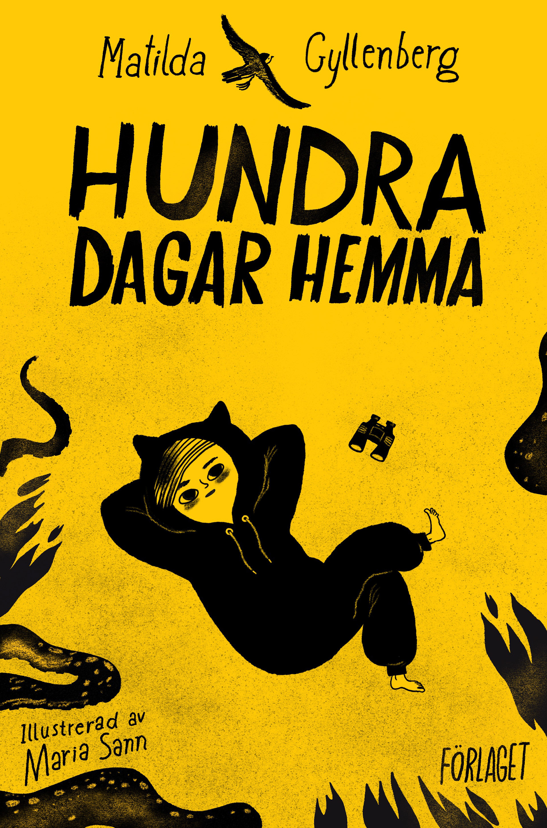 Hundra dagar hemma written by Matilda Gyllenberg illustrations by Maria Sann Förlaget M 2022 Represented by Rights & Brands