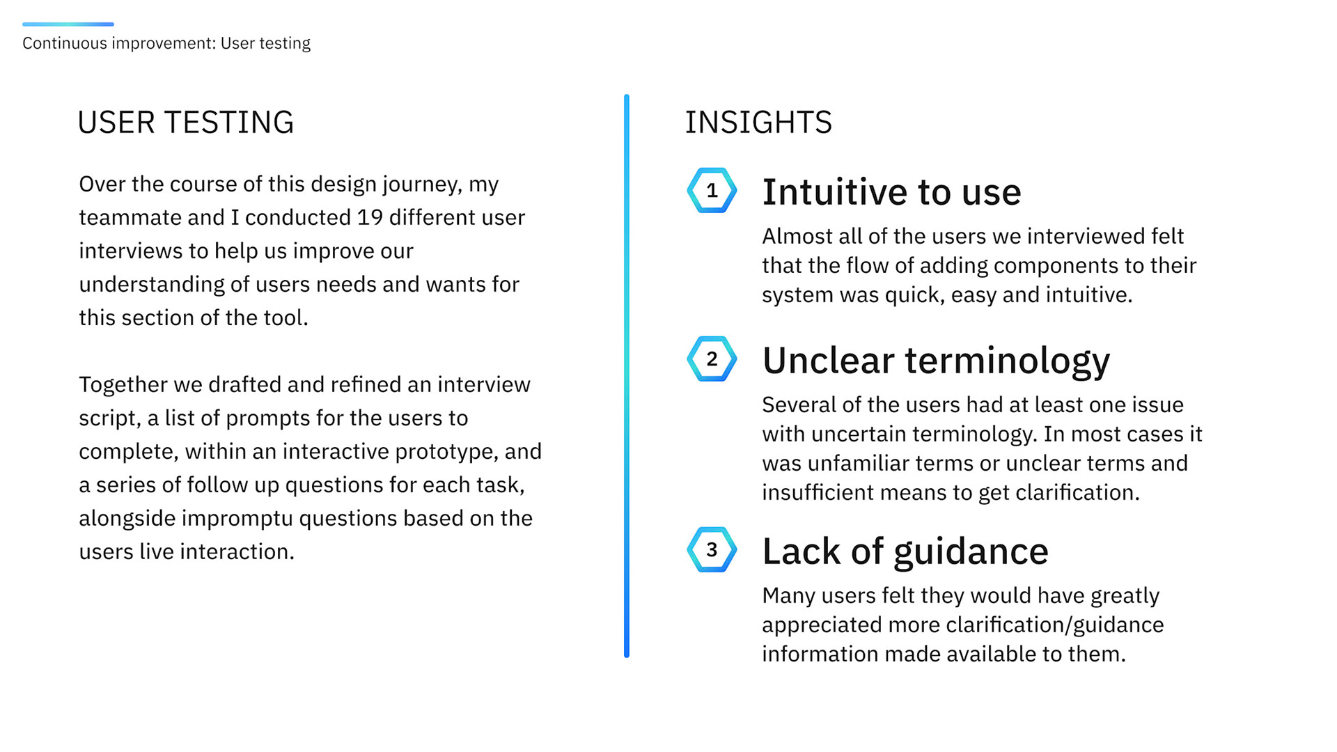 WXD: Interviewing users