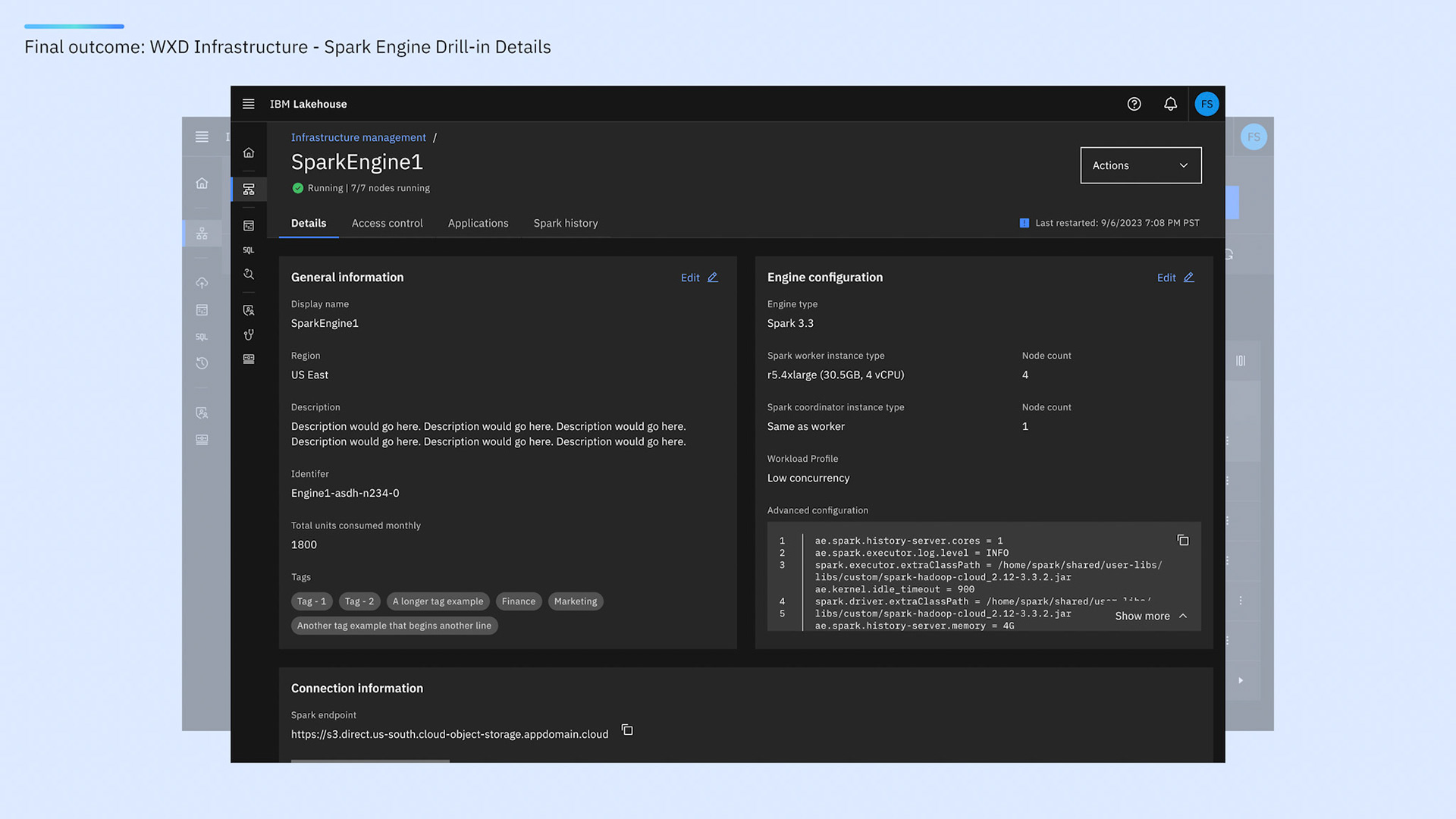 WXD: Engine drill-in - Details